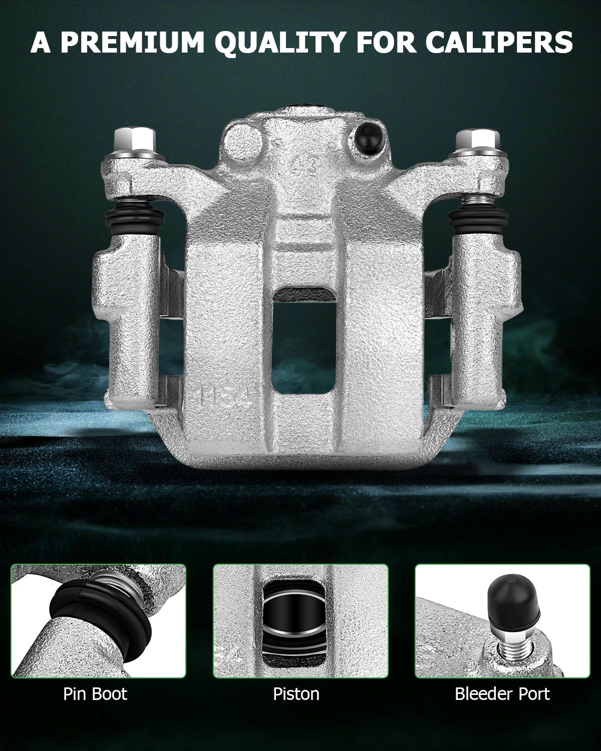 Scitoo 19B2792 Rear Left Disc Brake Caliper Assembly W/Bracket For Infiniti For G35 2003-2005,For Nissan For 350Z 2003-2005,For