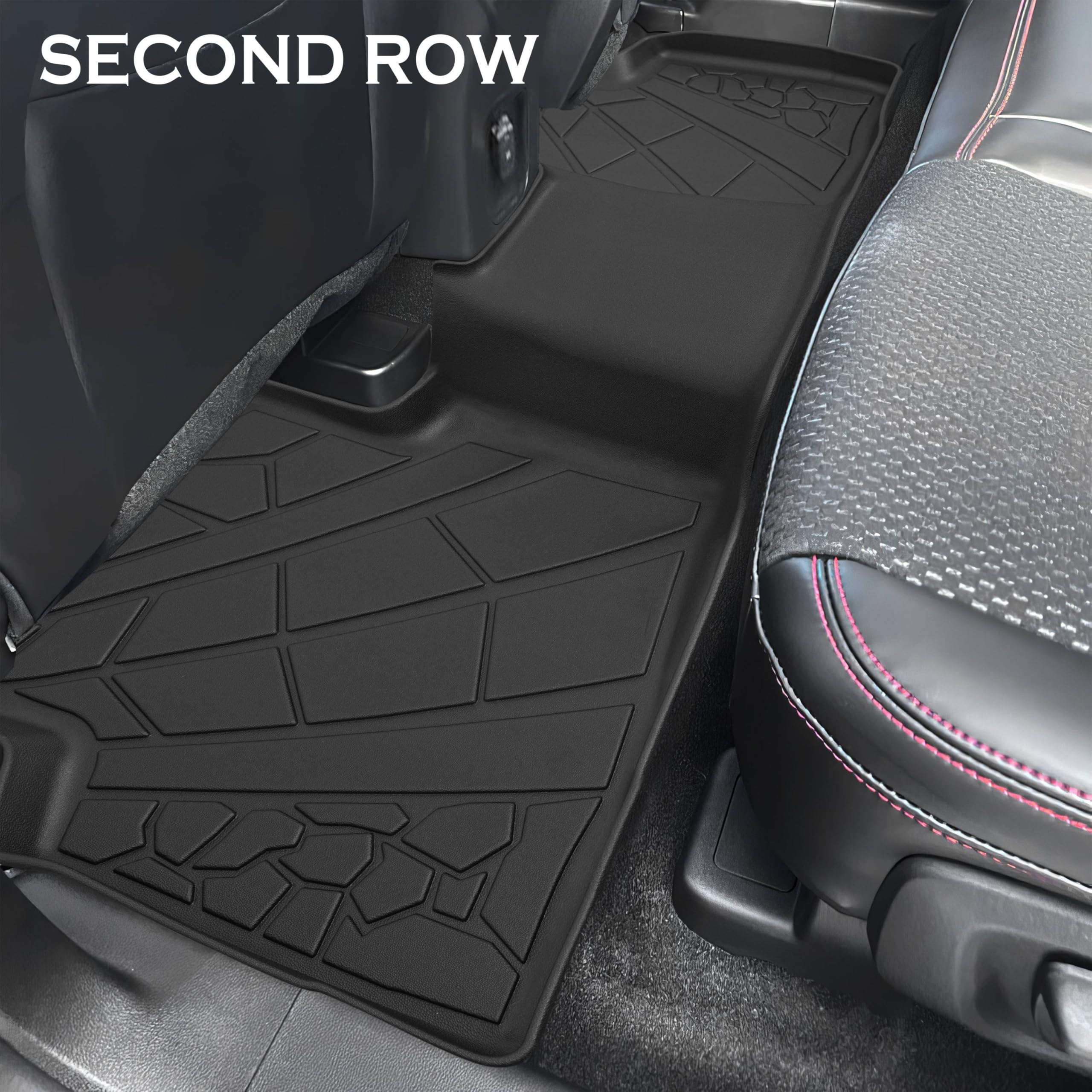 Karpal Floor Mats Cargo Liner Fit For Ford Escape 2020-2024 2025 (Not Fit Hybrid), Custom Fit Tpe Rubber Guard Accessories Anti-