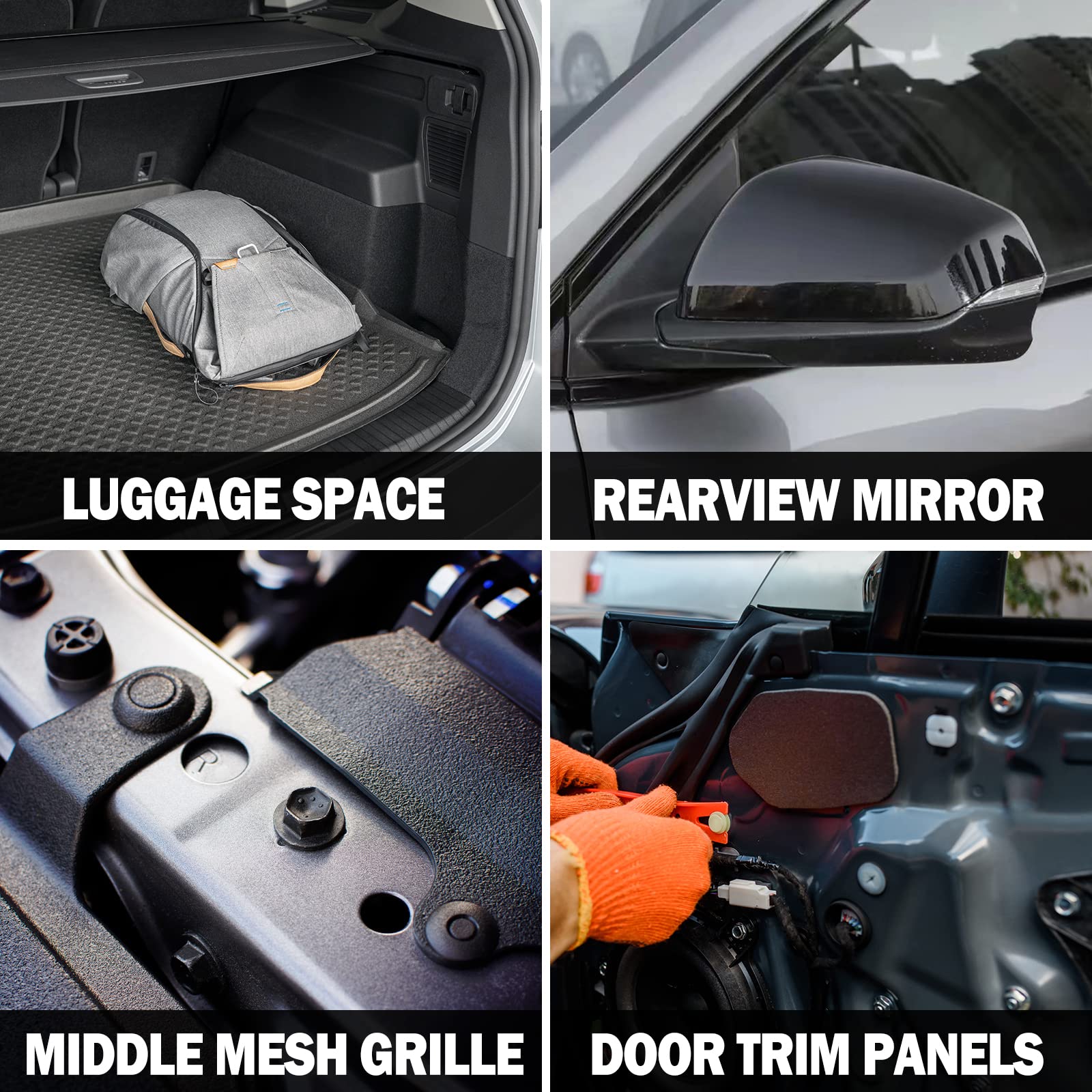 Gistilli 30Pcs Door Trim Panel Panel Retainer Clips Compatible With Gm Chevy Buick Gmc Jimmy Pontiac 10153057(8Mm Hole)