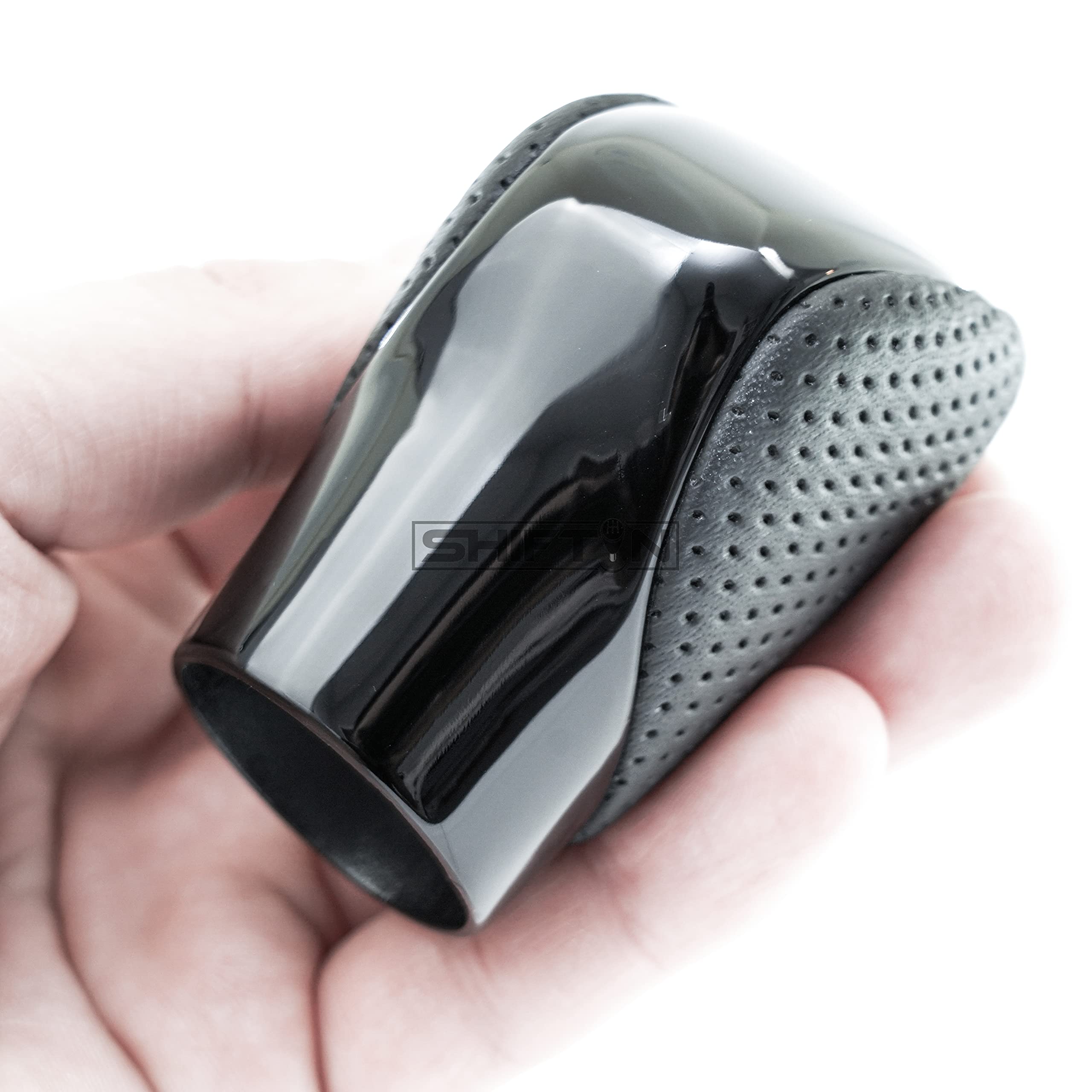 Shiftin Gear Shift Knob Shifter For Lexus Es Gs Gx Is Nx Rc Rx 200T 300 350 3450H 450Hl 350L (Black Leather/Piano Black)