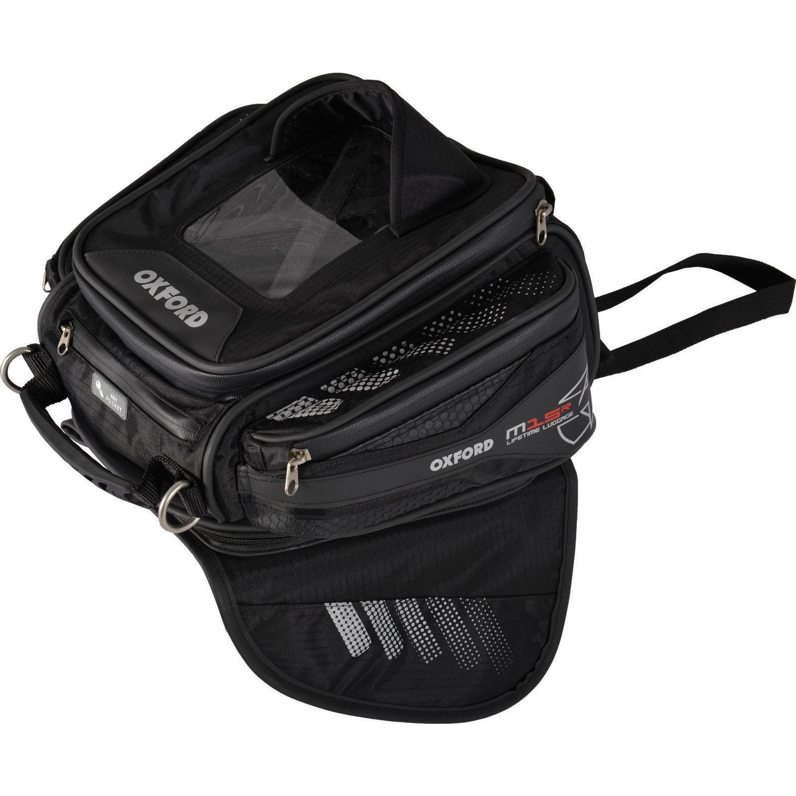 Oxford OL221 Black 15 L Tank Bag (M15R Magnetic Mount Motorcycle)