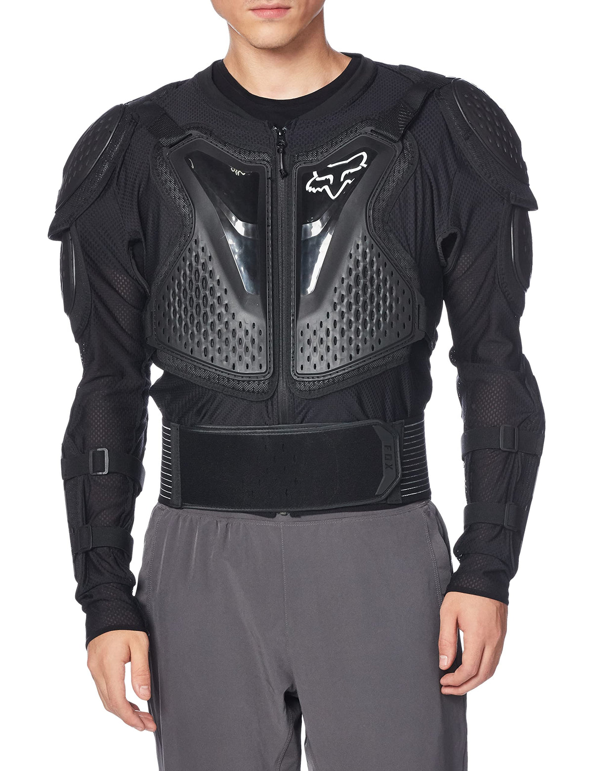 Fox Racing Mens Titan Sport Motocross Jacket ,Black,Large