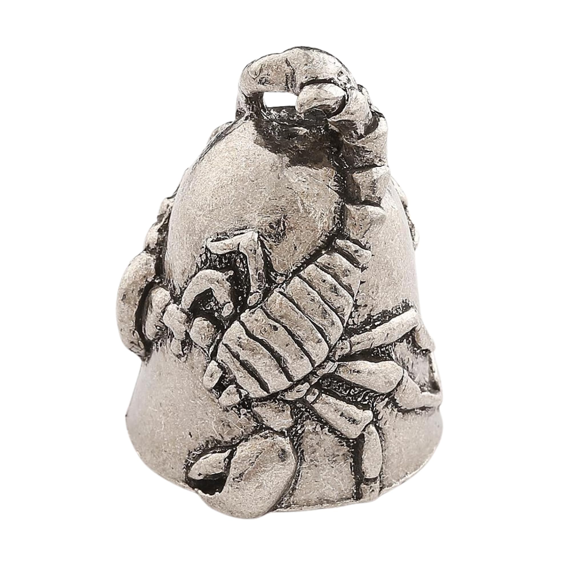 Guardian Bell Scorpion Good Luck Bell W/Keyring & Black Velvet Gift Bag | Motorcycle Bell | Lead-Free Pewter | Good Luck Gift To