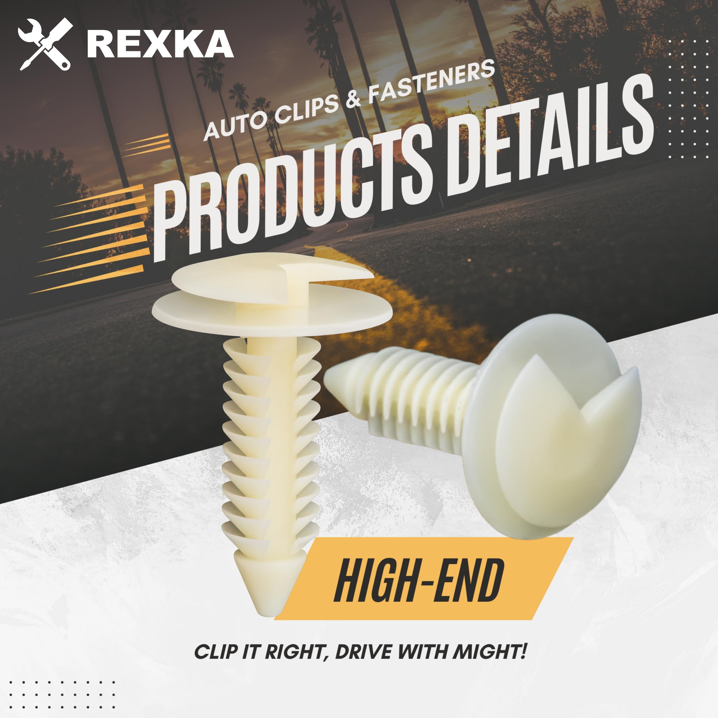 Rexka 10Pcs Door Trim Panel Retainer Clip Compatible With Gm 363137 Chevrolet Blazer Silverado Truck Gmc Yukon