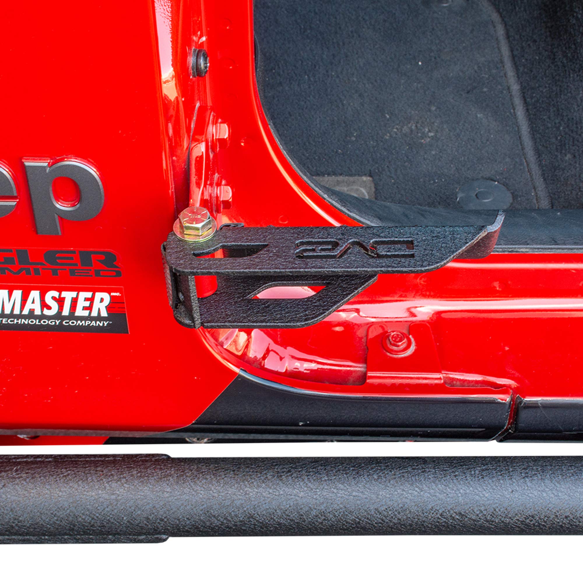 Foot Pegs Compatible With Jeep Wrangler Jk, Wrangler Jl & Gladiator Jt | Hinge Mounted | Door-Less Comfort | Sold In Pairs | Bolt-On Installation | Dv8 Offroad