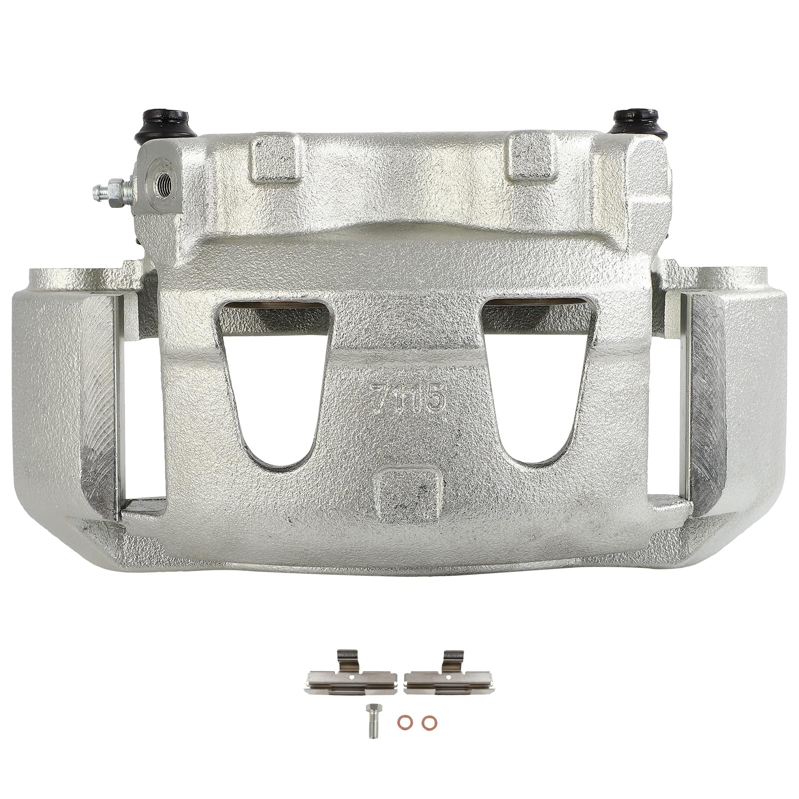cciyu 18B4615 Front Left Brake Caliper with Bracket Fit For Ford For E-250 Econoline 1995-1999,For Ford For E-350 Econoline 1995