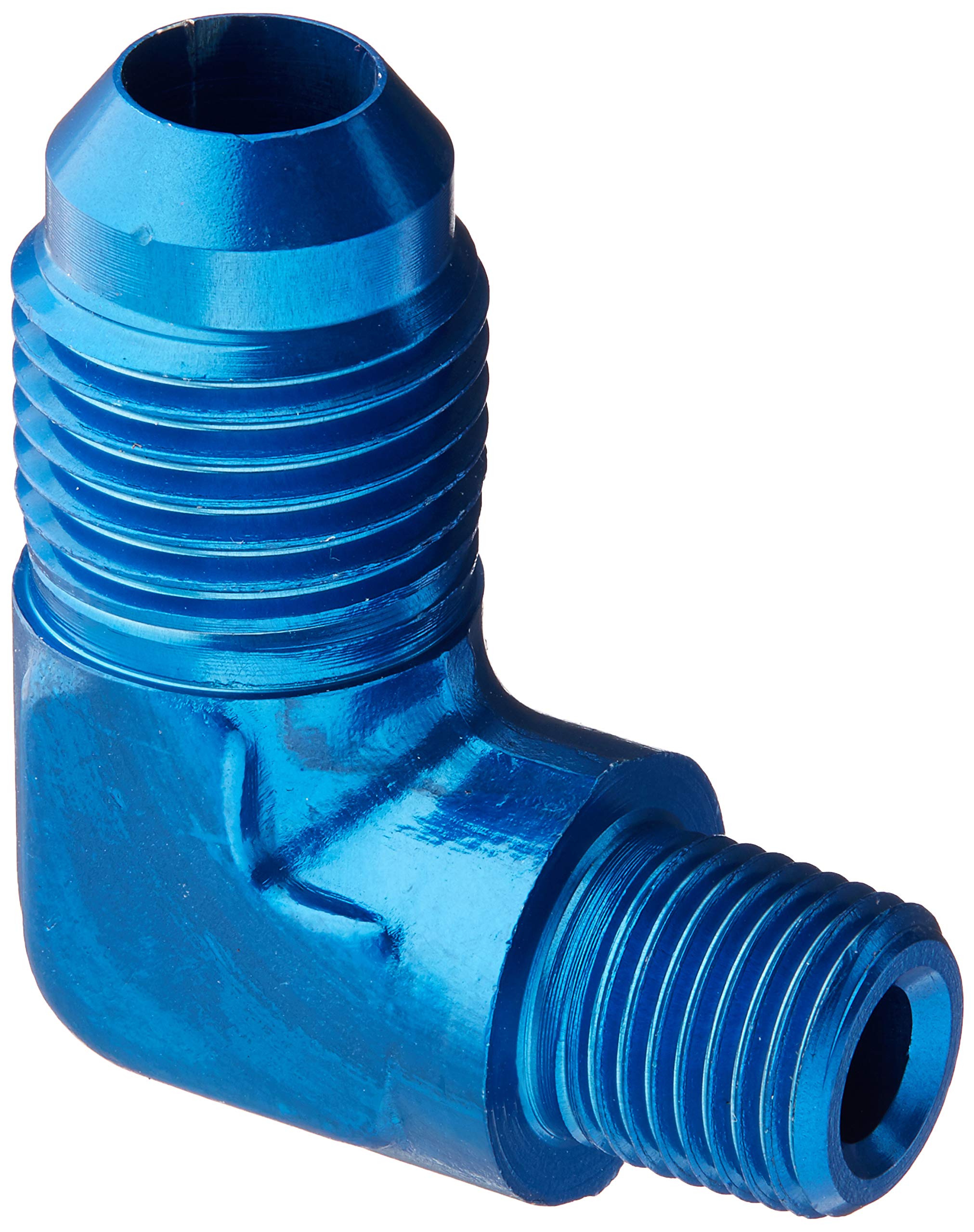 Aeroquip Fcm2033 Blue Anodized Aluminum -06An To 1/8 90-Degree Pipe Adapter