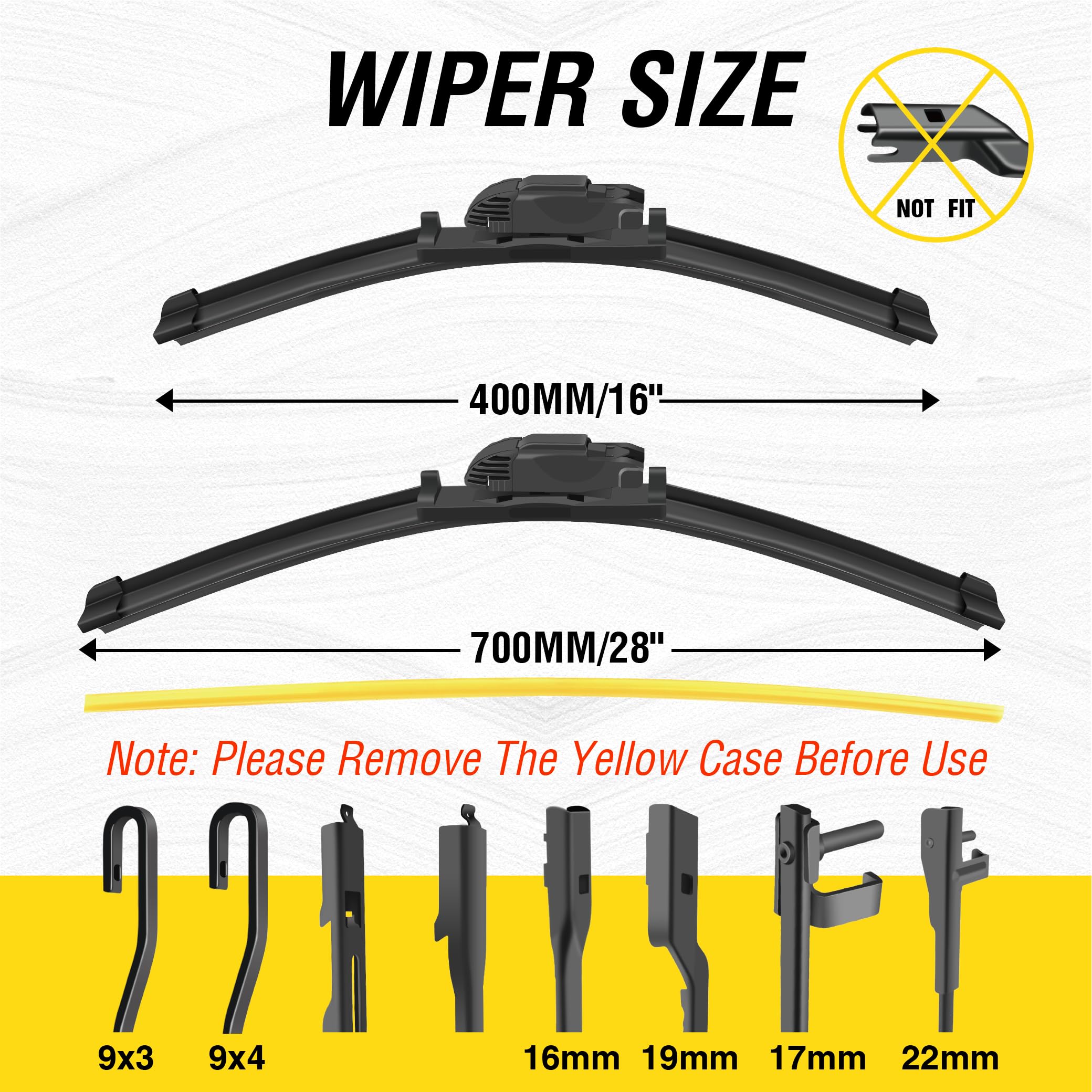 5 Plus Wiper Blades 28 16 Windshield Wiper Blades (Set Of 2),Replacement For 2007-2018 Altima Wiper Blades,2010-2020 Maxima Wipe