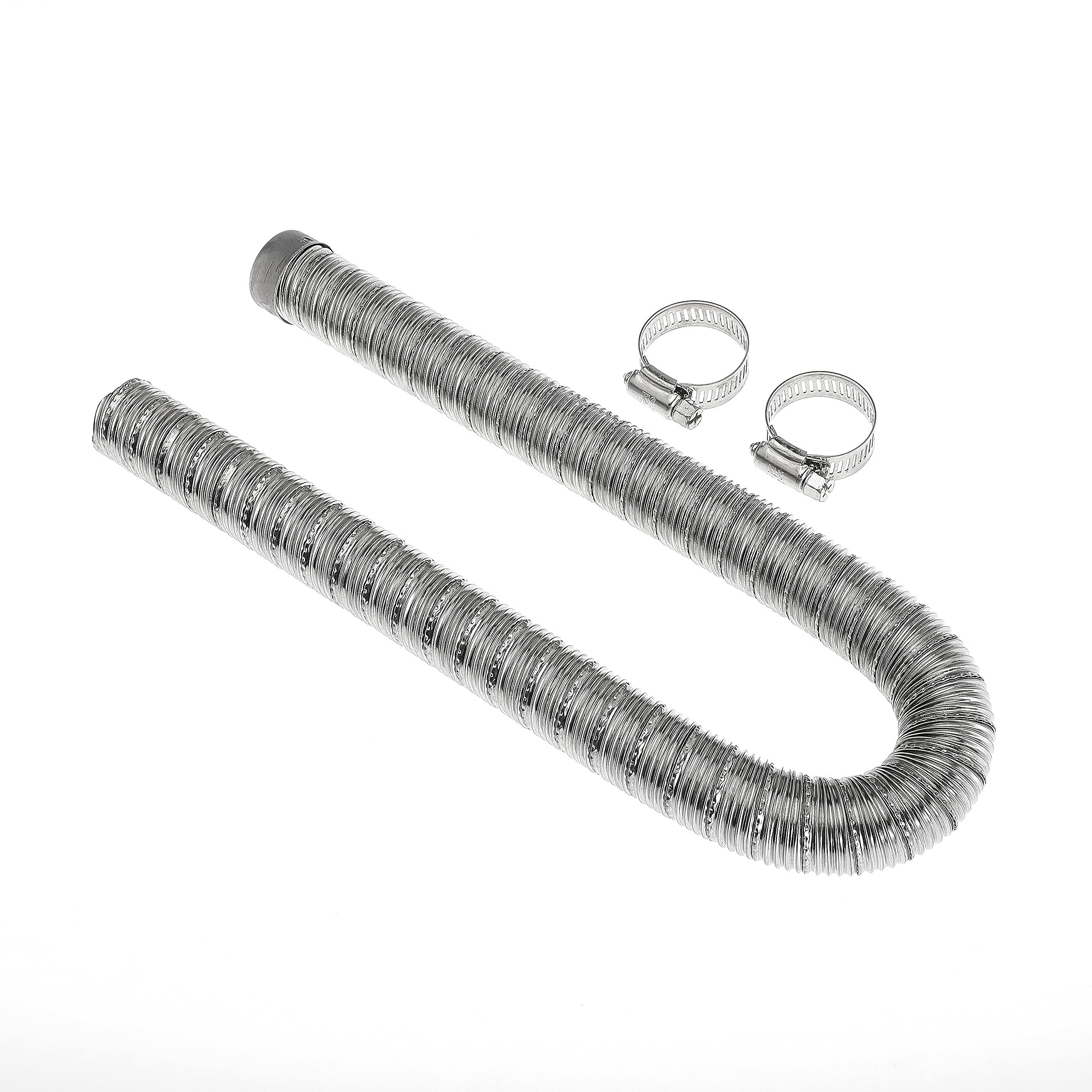 60cm 24mm Exhaust Pipe Parking Air Heaters with Clamps Double Stainless Steel