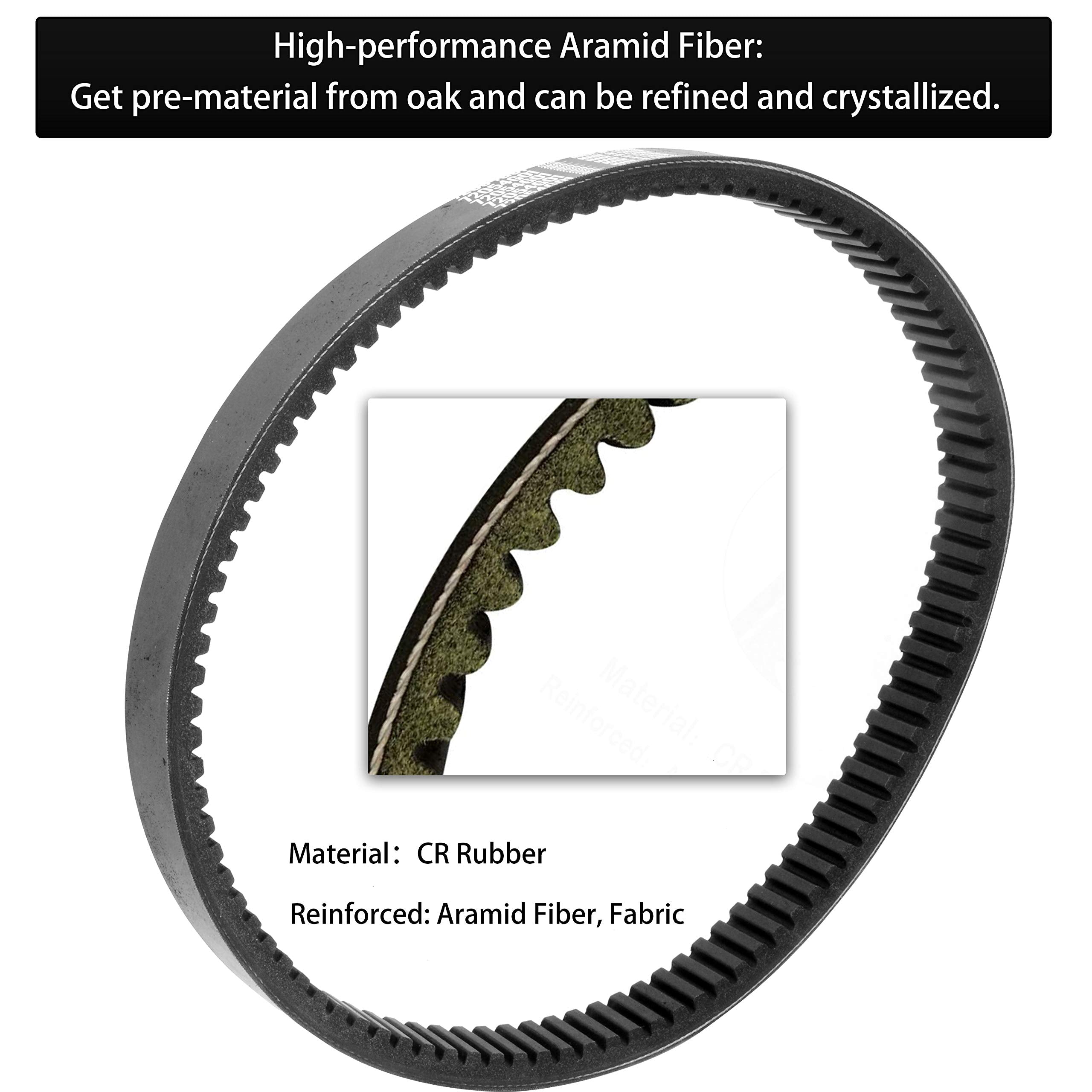 Roykaw Ezgo Txt Gas Drive Belt & Starter Belts Kit For Ezgo 4 Cycle Gas Golf Cart Txt Cushman Express Marathon Medalist St Vehic