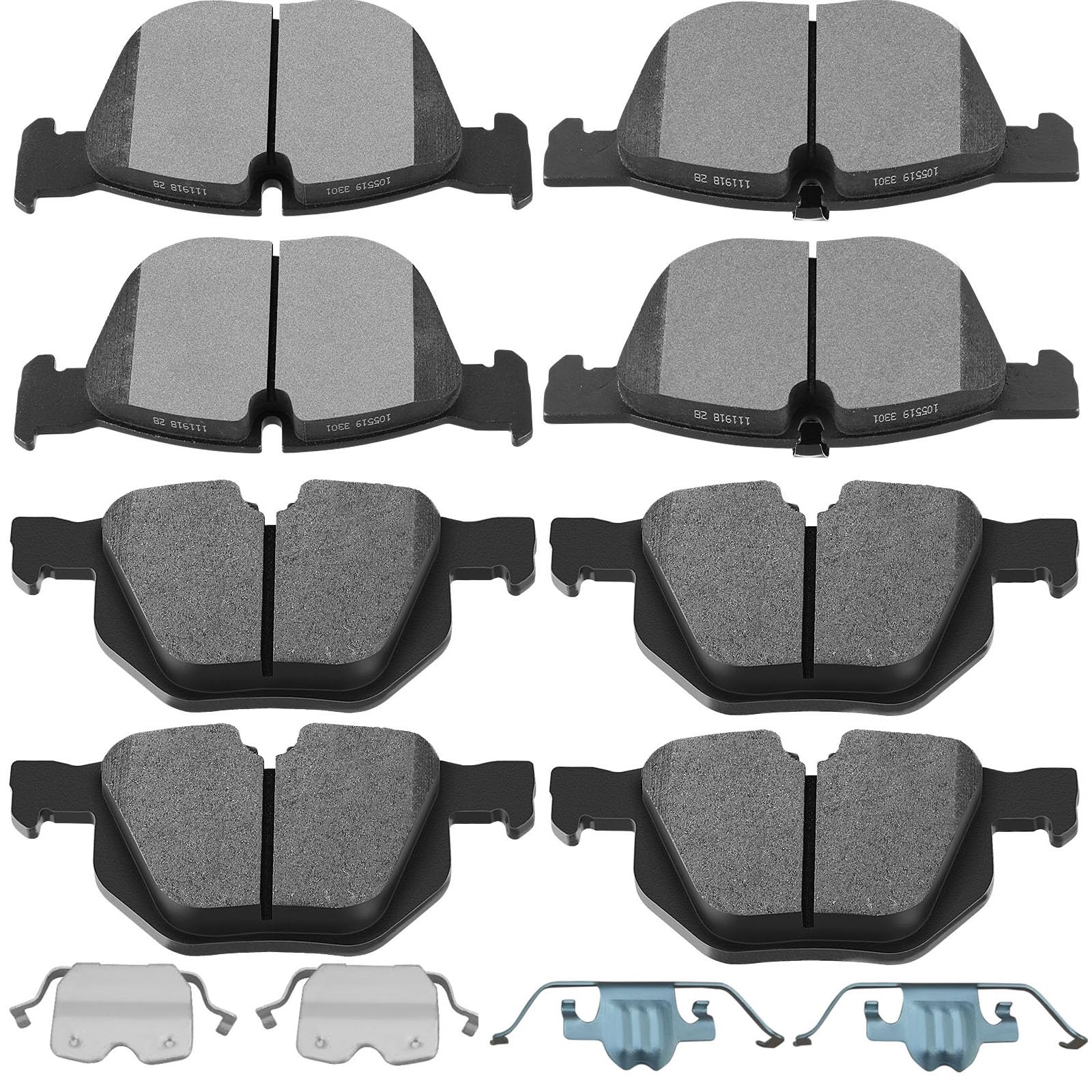 Scitoo D1294 D1042 Front Rear Semi-Metal Brake Pads Sets Fit For Bmw X5 2007-2017,For Bmw X6 2010-2017