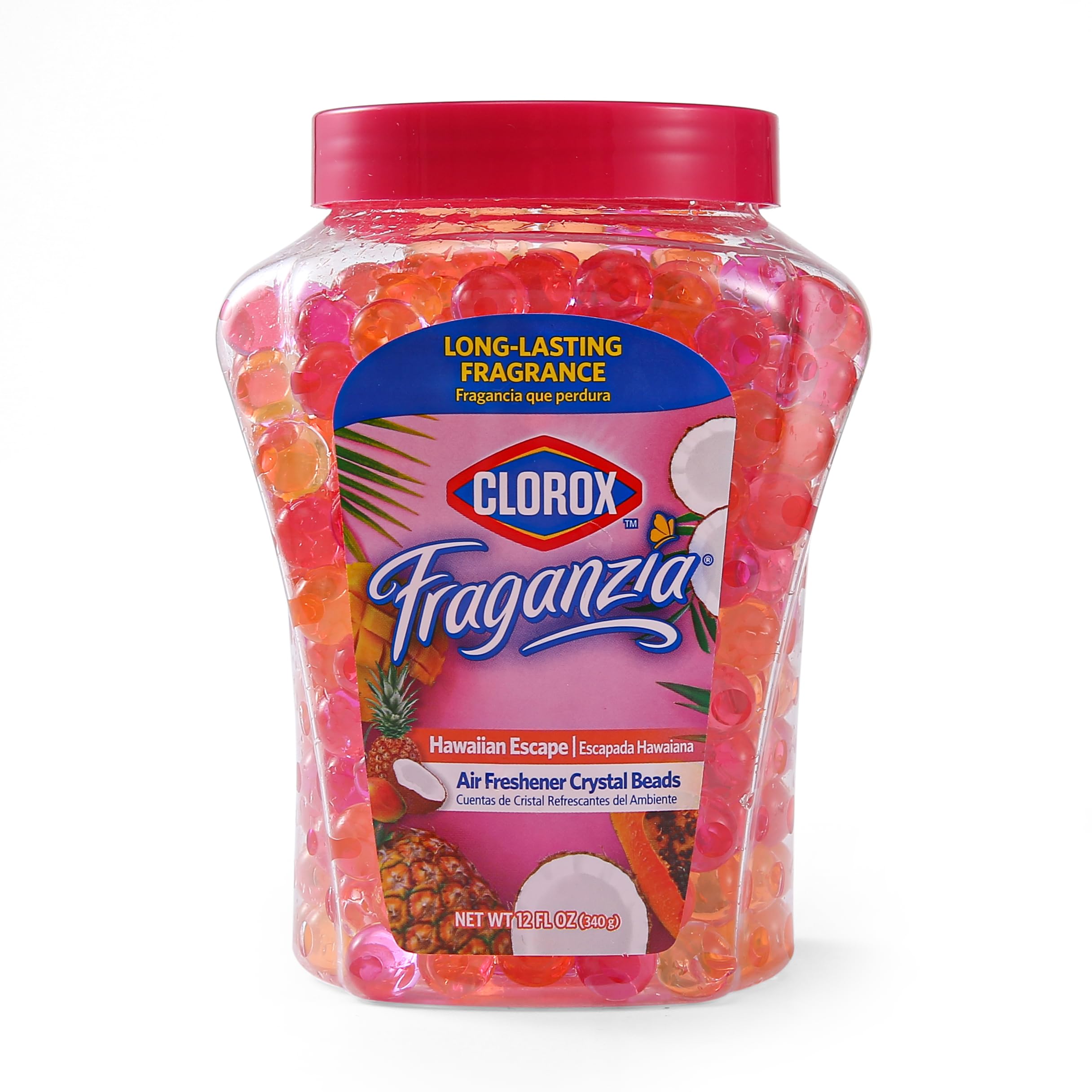 Clorox Fraganzia Hawaiian Escape Air Freshener Beads, 12 Ounces, 1 Pack