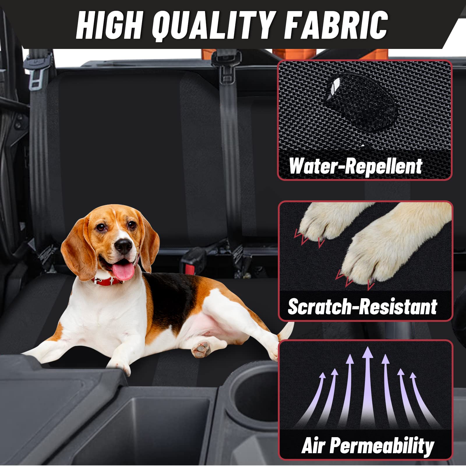 Starknightmt Ranger Seat Cover, Ranger Xp 1000 Accessories Compatible With Polaris Ranger 1000/ Xp 1000/Crew Xp 1000 2018 2019 2