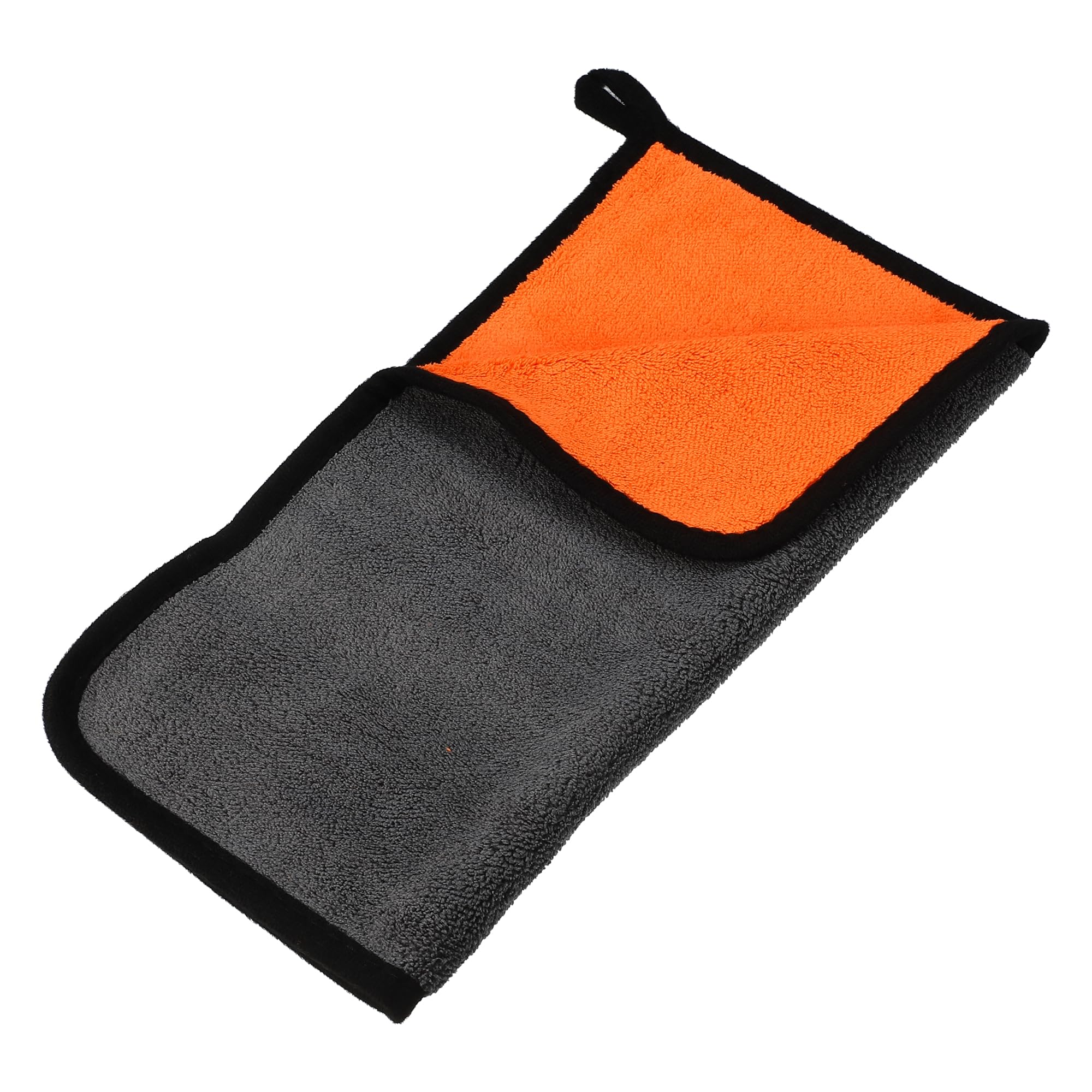 X AUTOHAUX 1pcs Microfibre Car Drying Towel 11.81x11.81 Extra Large Car Cleaning Detailing Absorbent Car Drying Cloth Window C