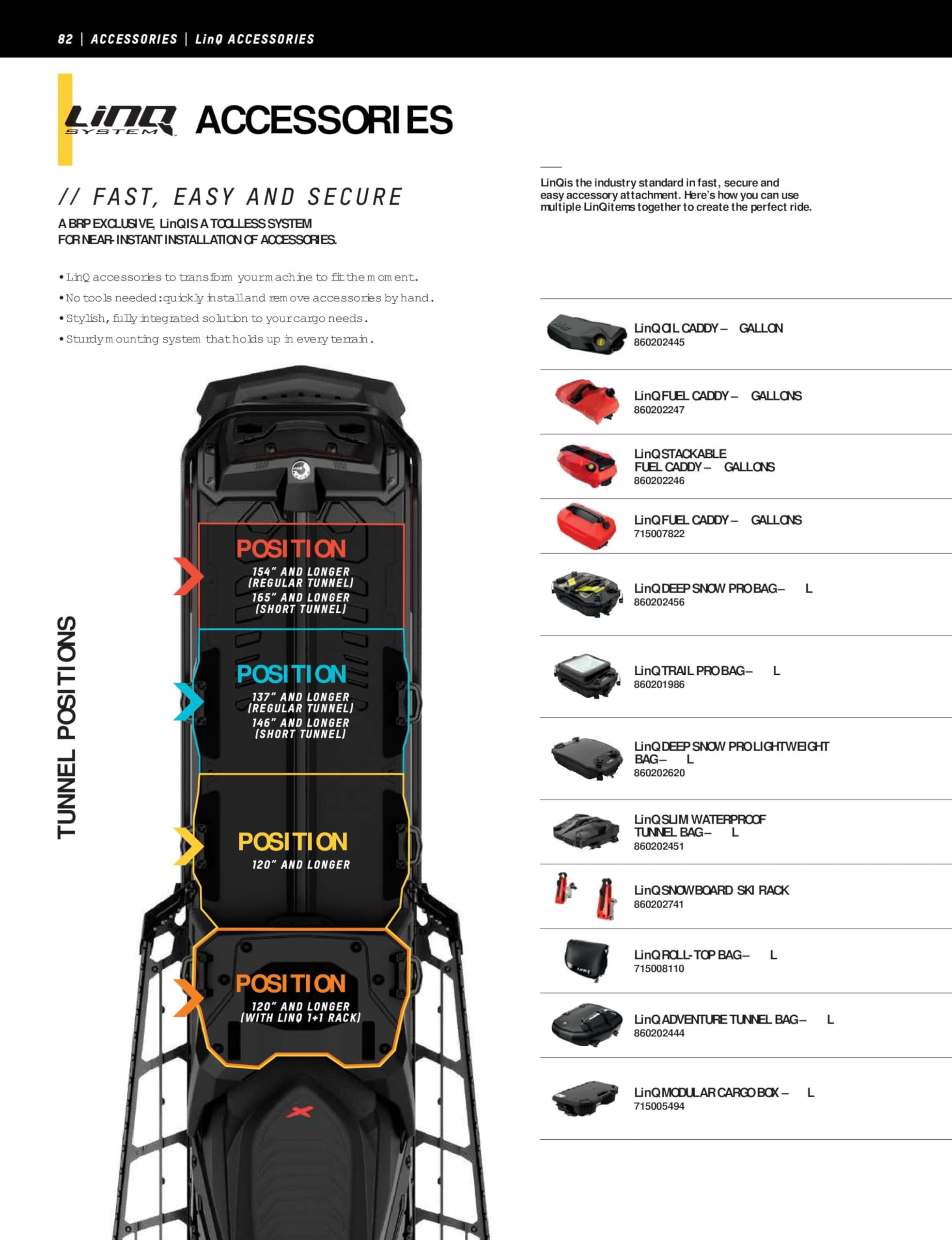 Ski-Doo Oem Expedition Linq 4 Gallon Stackable Fuel Caddy 860202246