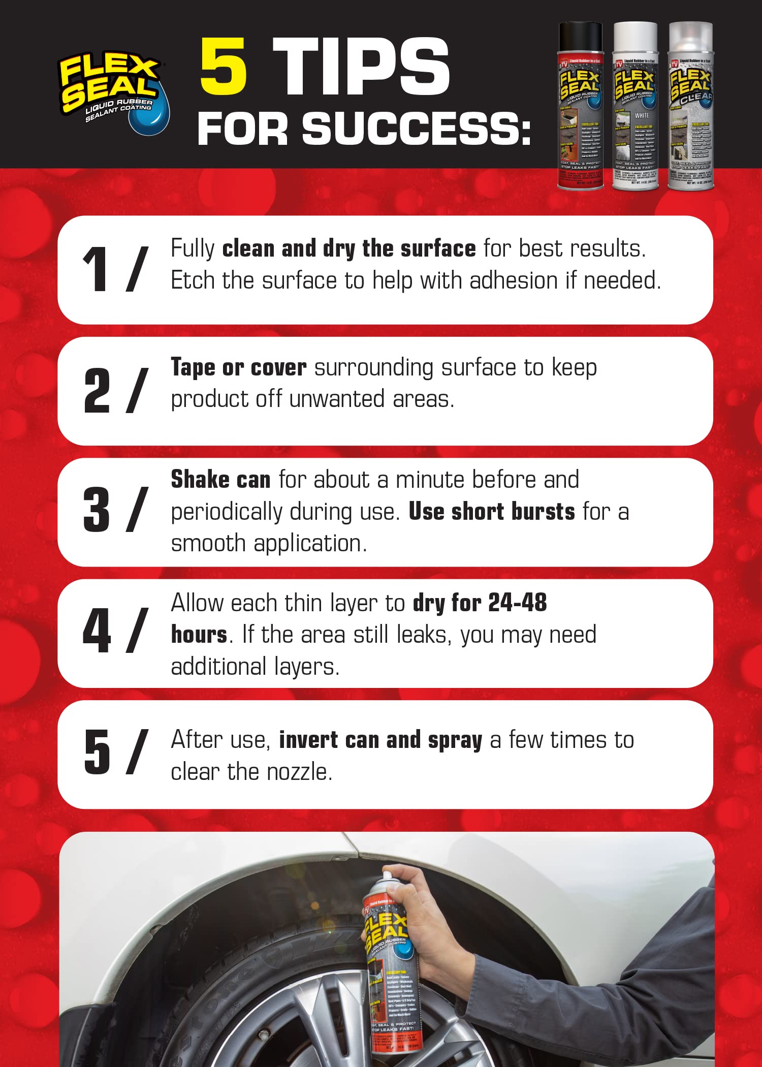 Flex Seal Mini, Black, Stop Leaks Instantly, Waterproof Rubber Spray On Sealant Coating, Travel Size, Perfect For Gutters, Wood,