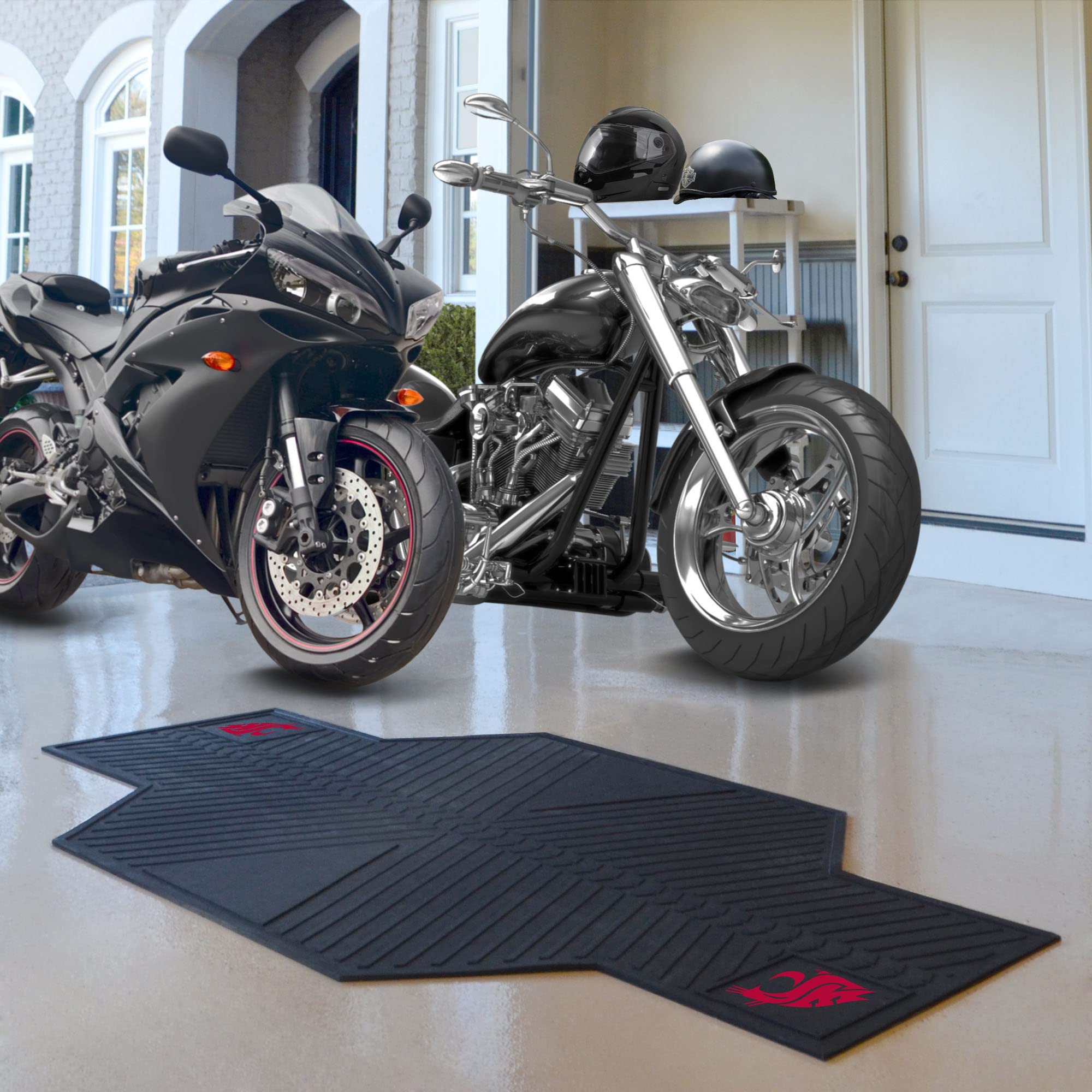 Fanmats 15255 Washington State University Motorcycle Mat