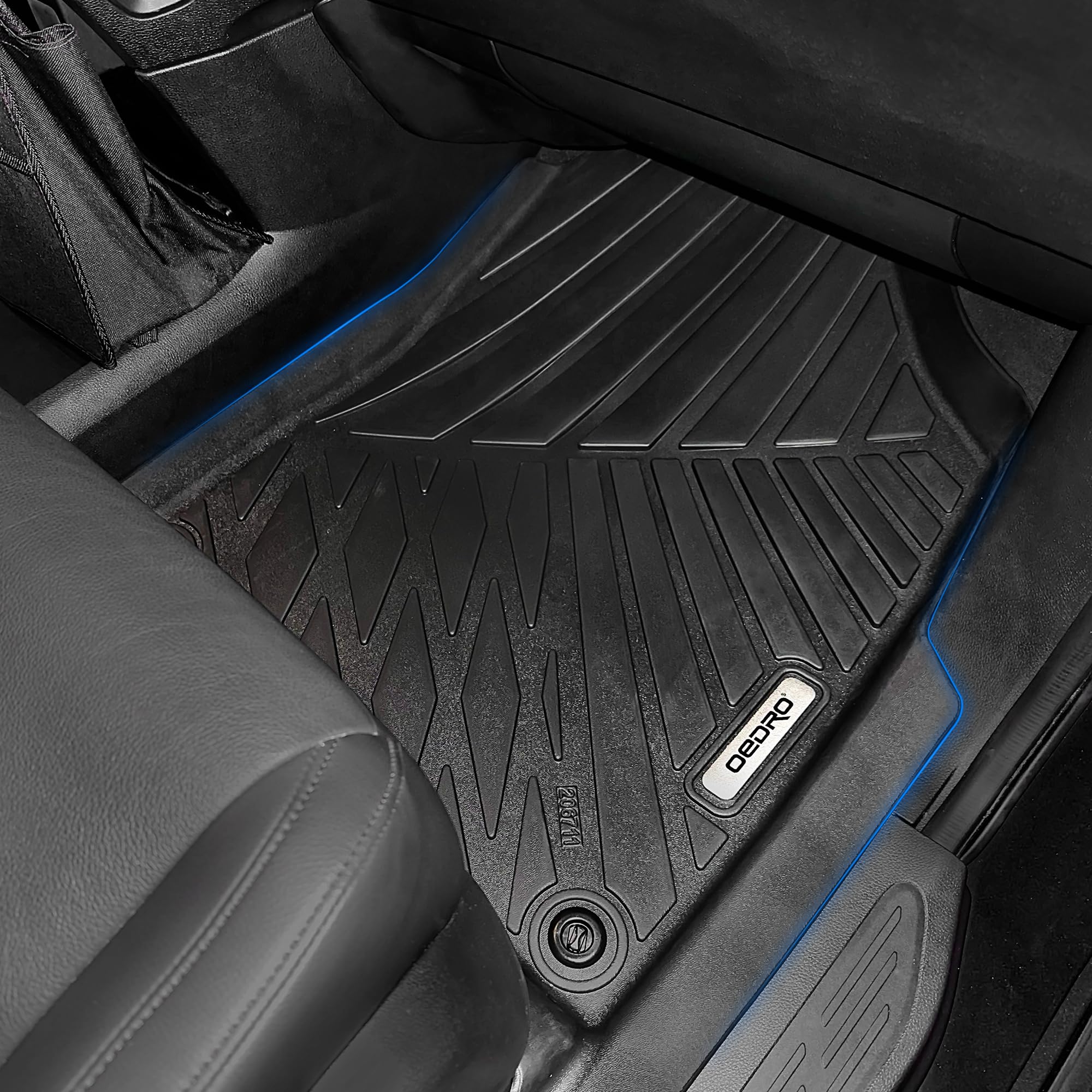 Oedro Upgraded Floor Mats Fit For 2018-2024 2025 Honda Odyssey, All Weather Car Mats Tpe Floor Liner For Odyssey Accessories,1St