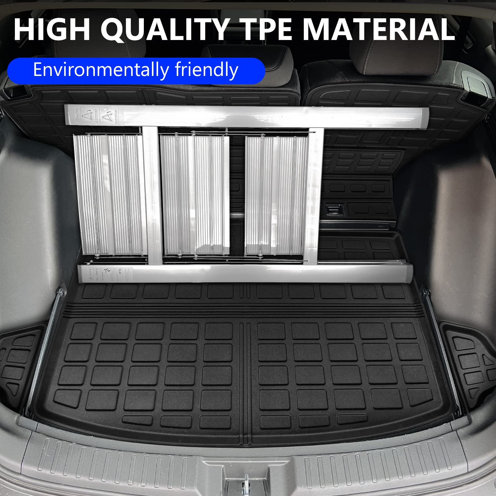 Powoq Cargo Mat Compatible With 2023 2024 Honda Crv Backrest Mat Tpe Trunk Mat Cargo Liner Replacement For 2023 2024 Honda Crv A