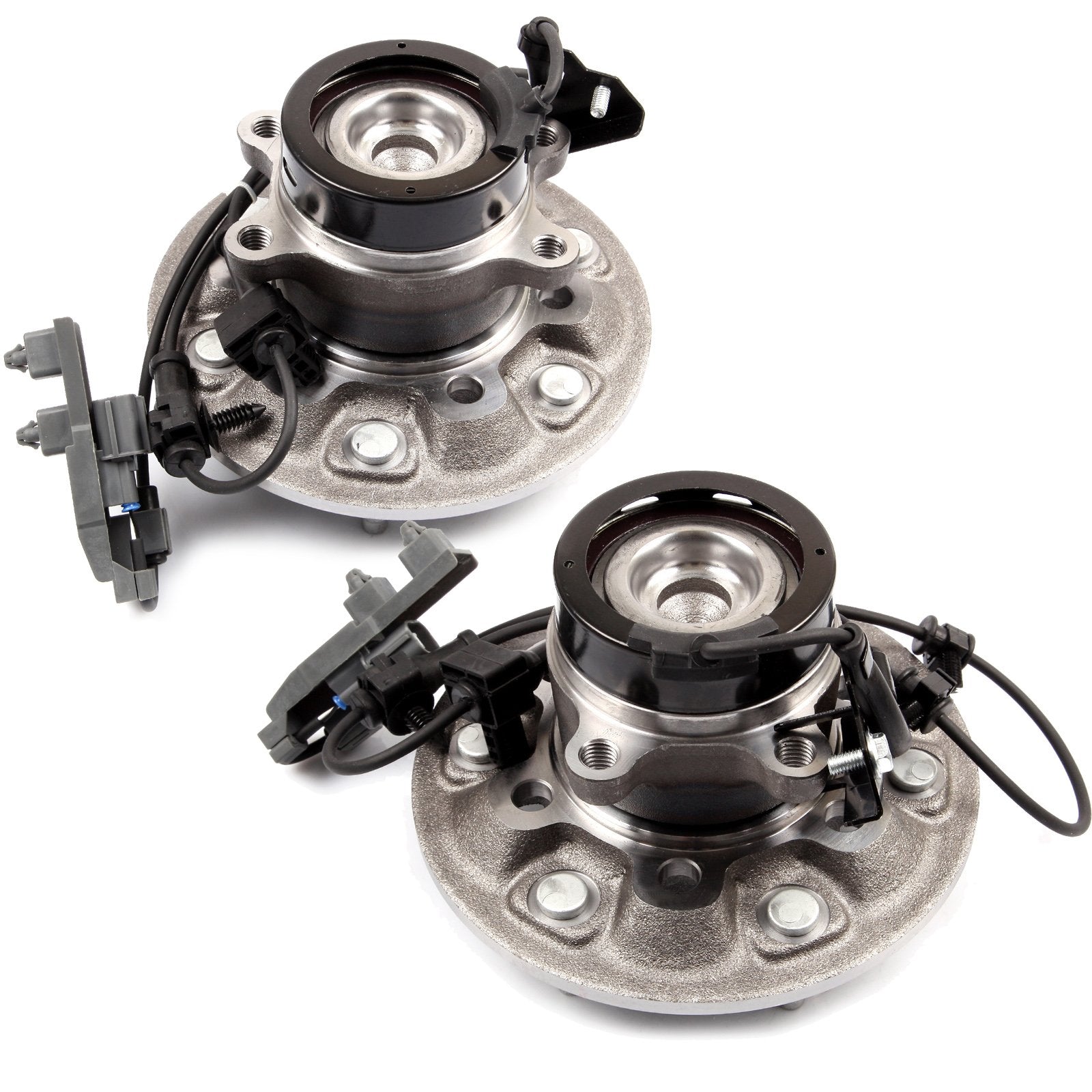 ECCPP Replacement for Pair of 2 New Complete Front Wheel Hub Bearing Assembly 6 Lugs w/ABS for 2004-2008 Chevy GMC 515108 x2