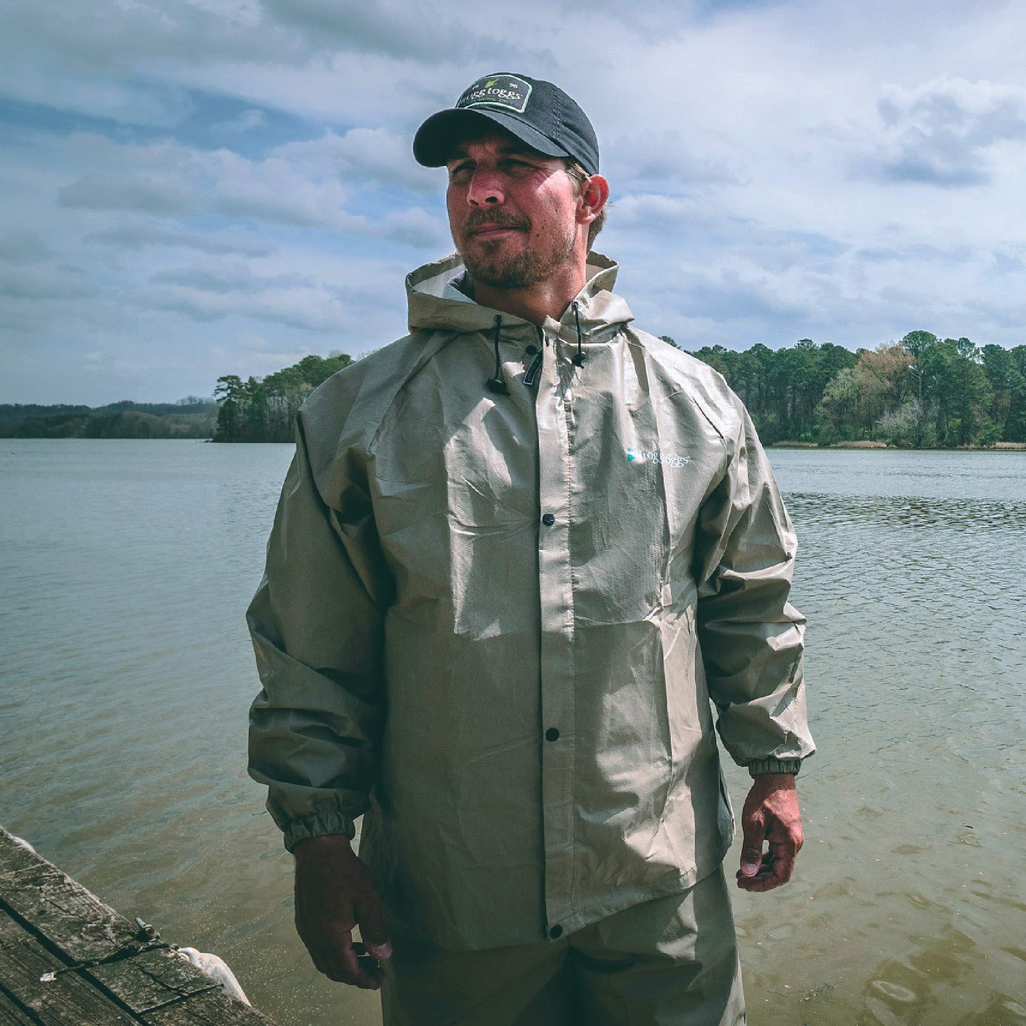 Frogg Toggs Men'S Ultra-Lite2 Waterproof Breathable Protective Rain Suit, Carbon, X-Large