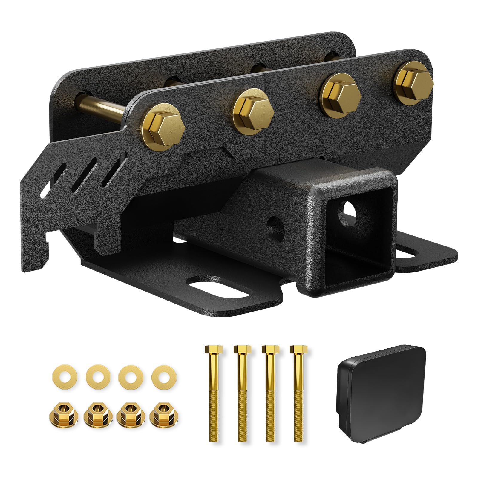 Yzona For Ford Bronco Tow Hitch Trailer Kit Compatible For 2021 2022 2023 2024 2025 Ford Bronco 2 Door & 4 Door 2 Inch Hitch Rec