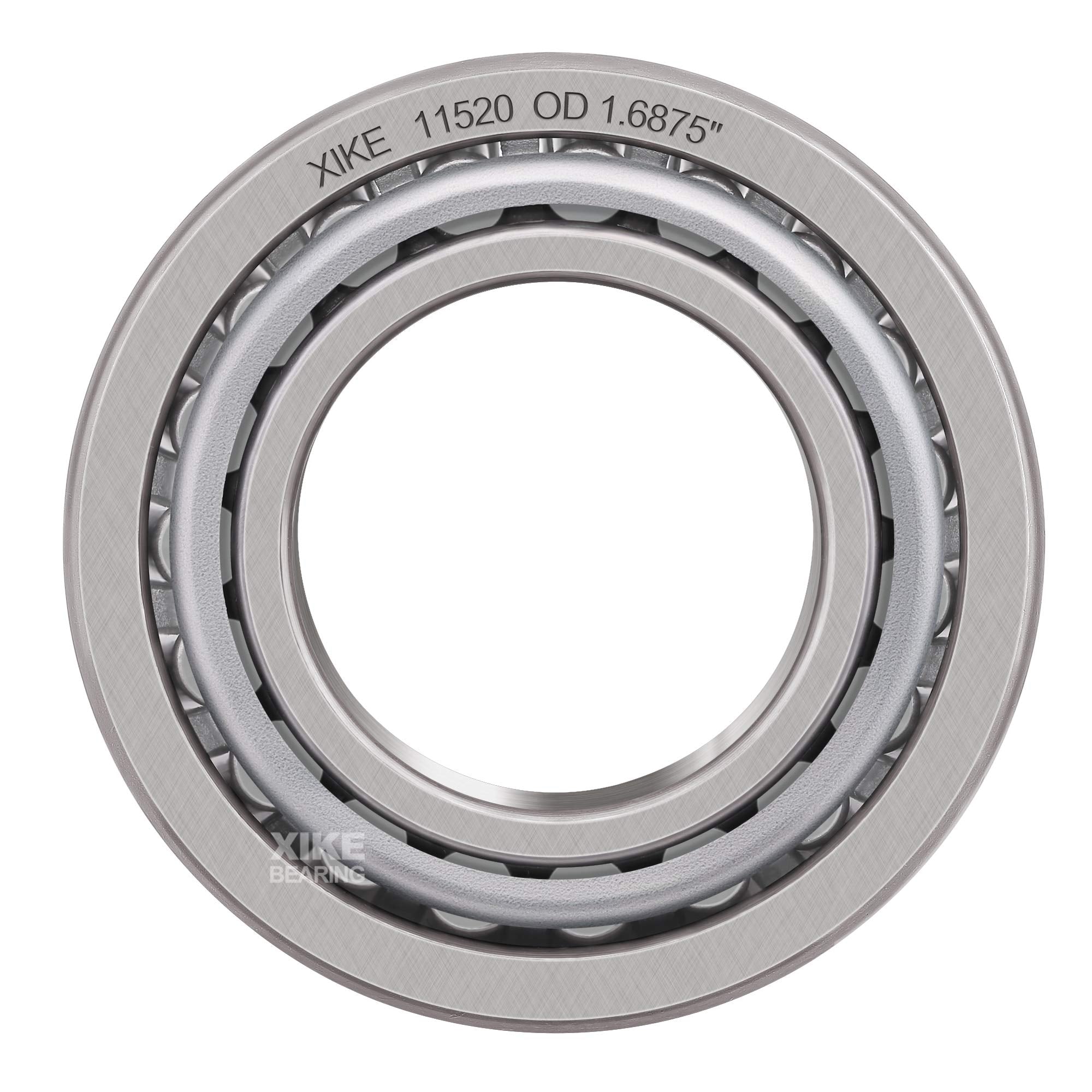 Xike 2 Set Wheel Bearings Set61-11590/11520 - Id 0.6250' X Od 1.6875',Tapered Roller Bearings Cup And Cone, Fits For Very Many Car And Trailer Axles.