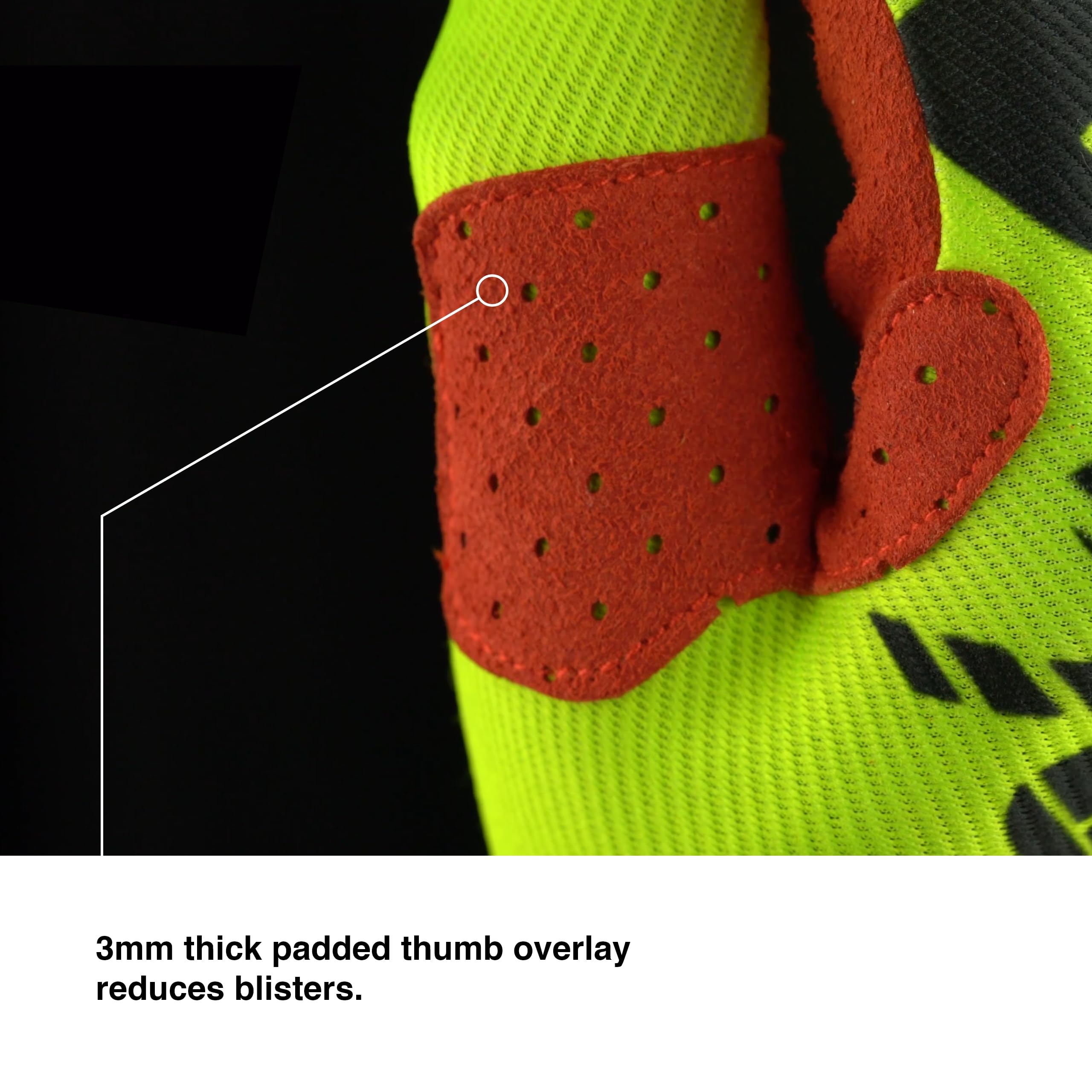 100% RIDEFIT Glove - Touch Screen Friendly & Lightweight Gloves for Bike Riding & MX - Bike Gloves with Neoprene Design - Navy/W