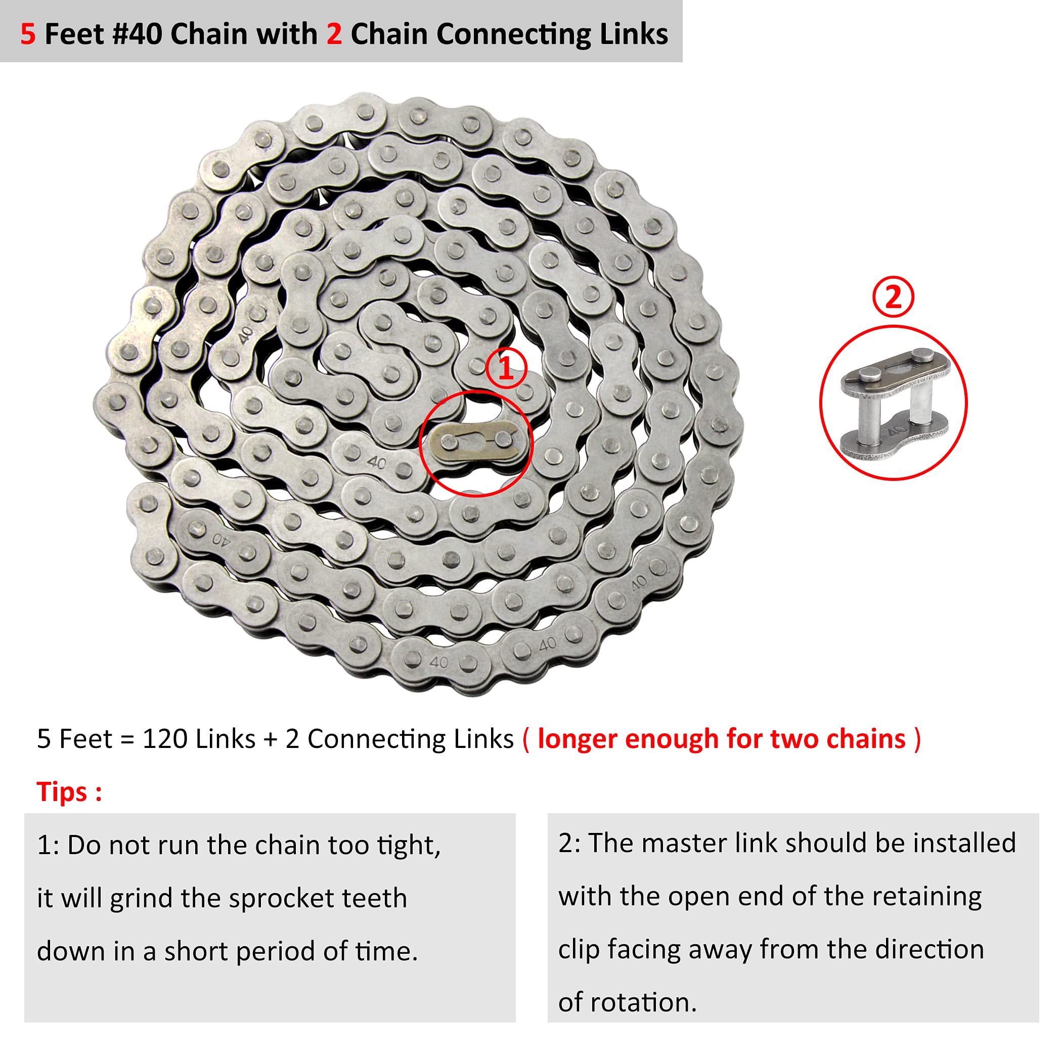 Fdj Go Kart Clutch 3/4 Bore 10 Tooth With 40 Chain Centrifugal Clutch 3/4'' And Chain Set For Predator 212Cc Small Engine Mini B