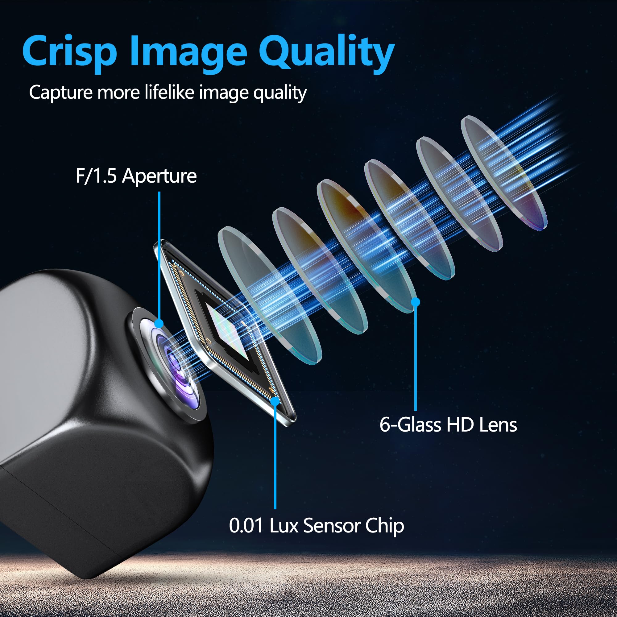 Aucarauto Latest Ahd/Cvbs Universal License Plate Backup Camera, 149 View Angle License Plate Bracket Waterproof Night Vision Ca