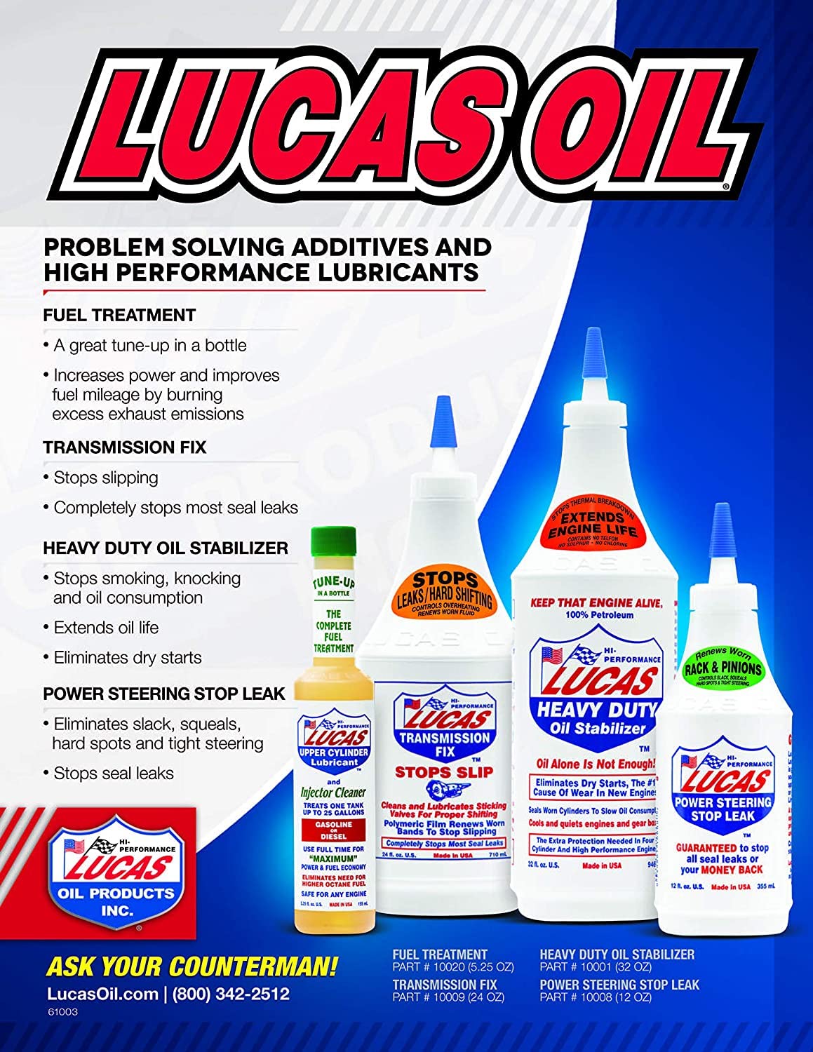 Lucas Oil Transmission Fix 24 Oz.