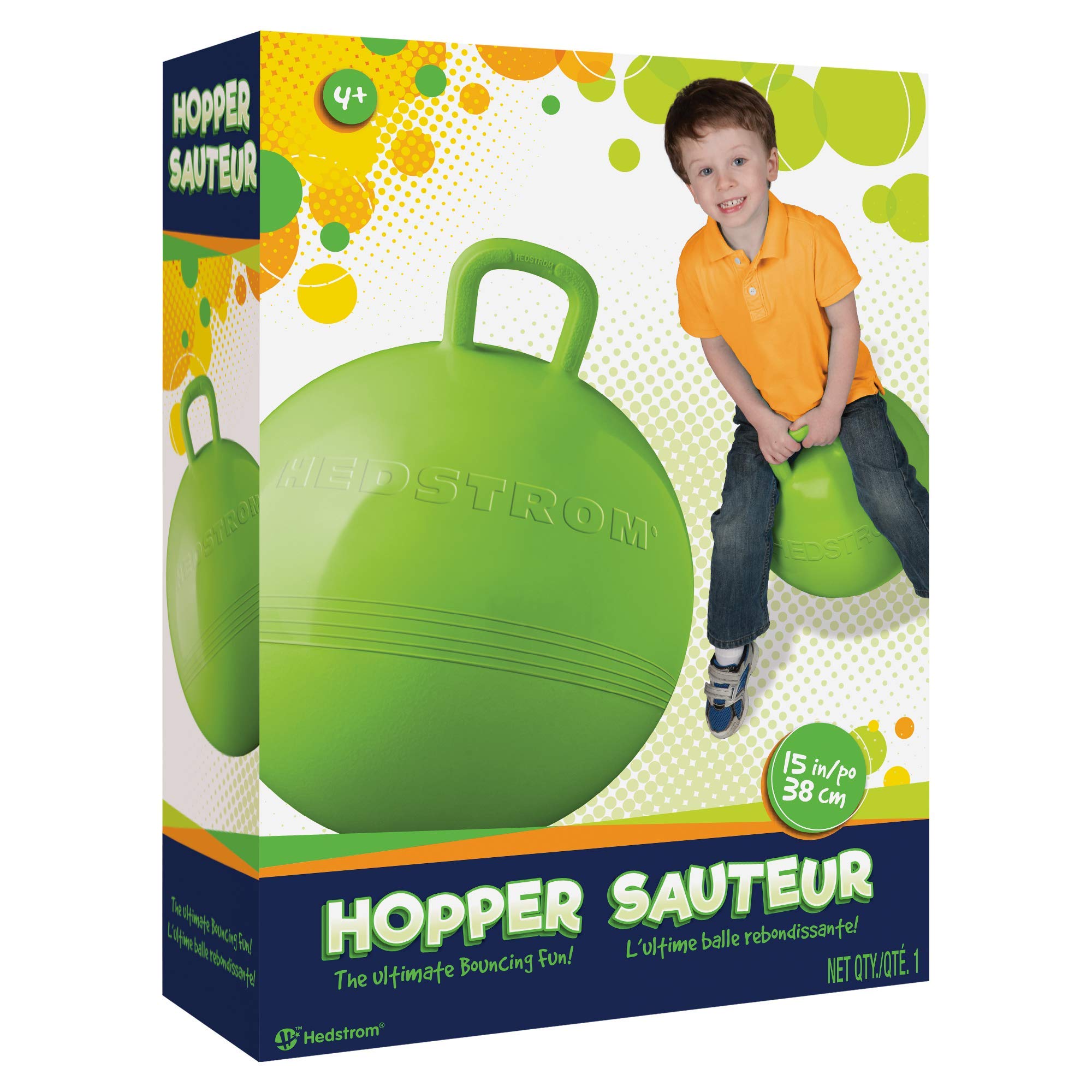 Hedstrom Green Hopper Ball, 15 Inch (55-14003Grn)