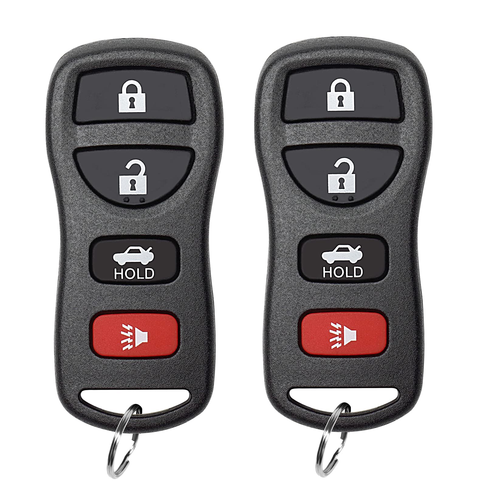 Saverremotes For 2002-2006 Nissan Altima Maxima Keyless Entry Remote Control Car Key Fob Replacement For Kbrastu15 (Pack Of 2)