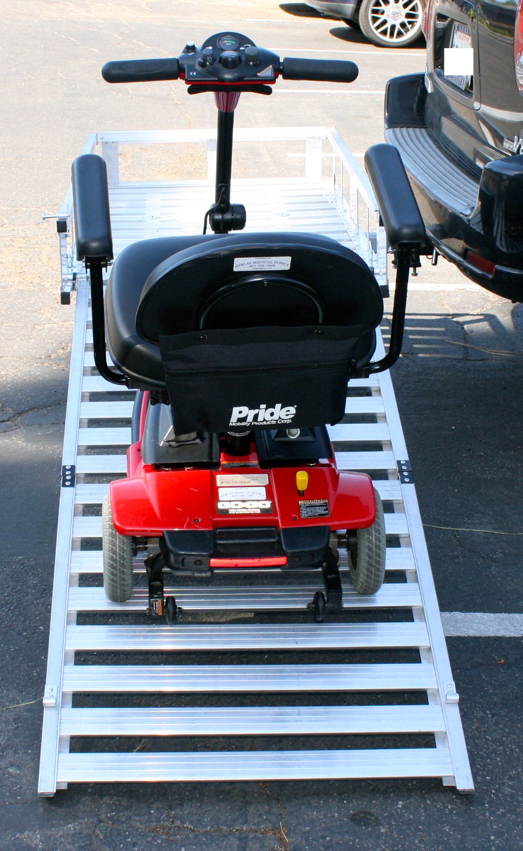 MAXXHAUL 70275 Aluminum Cargo Carrier | With 60 Folding Ramp | 53.5 x 29