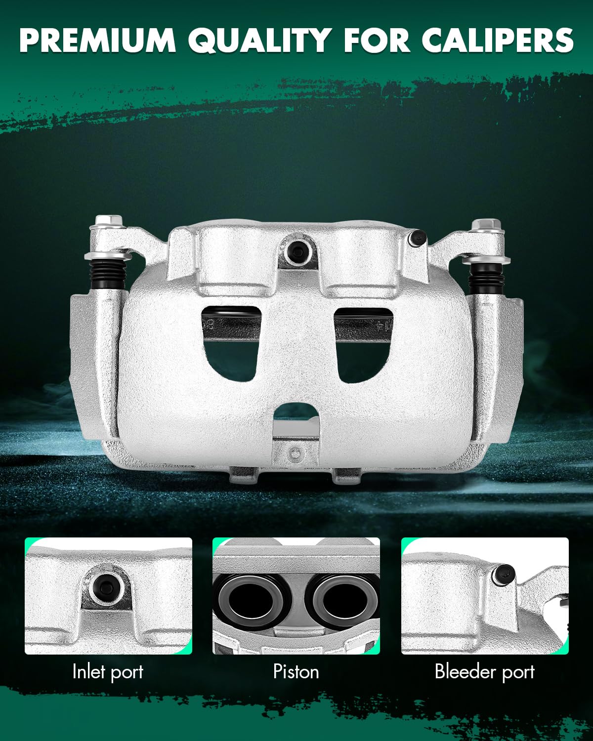 Scitoo 18B5487 18B5486 Front Left & Right Disc Brake Calipers Assembly W/Bracket For Ford For F-250 Super Duty 2013-2022,For For