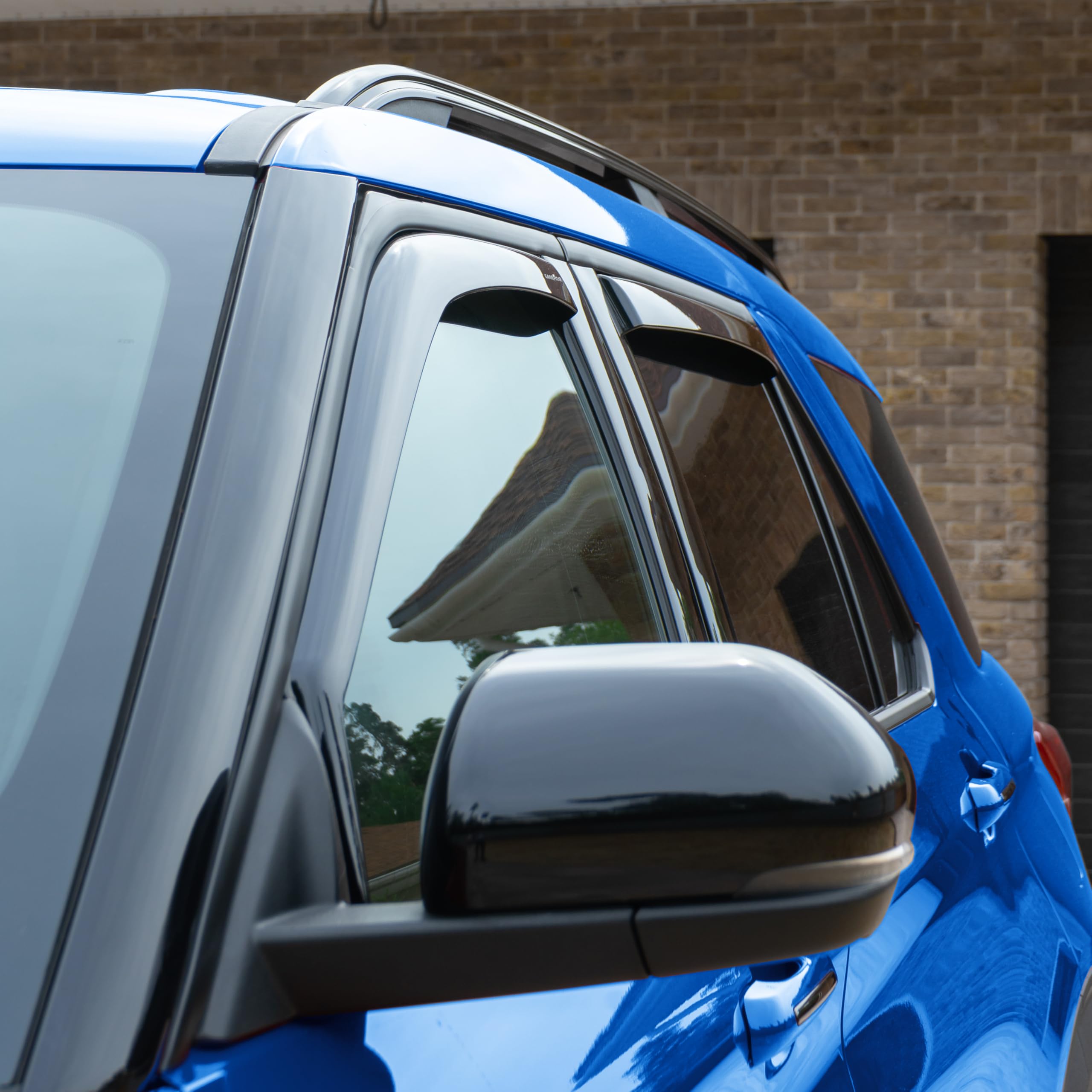 Goodyear Shatterproof In-Channel Window Deflectors For Ford Explorer 2020-2025, Rain Guards, Window Visors For Cars, Vent Deflec