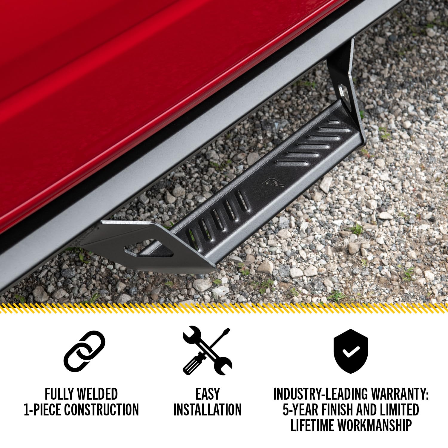 RealTruck Predator Pro Steps for Toyota Tundra | Cab Length, Rust-Proof Aluminum, Textured Black | PRT0784CC-TX | Fits 2007-2021