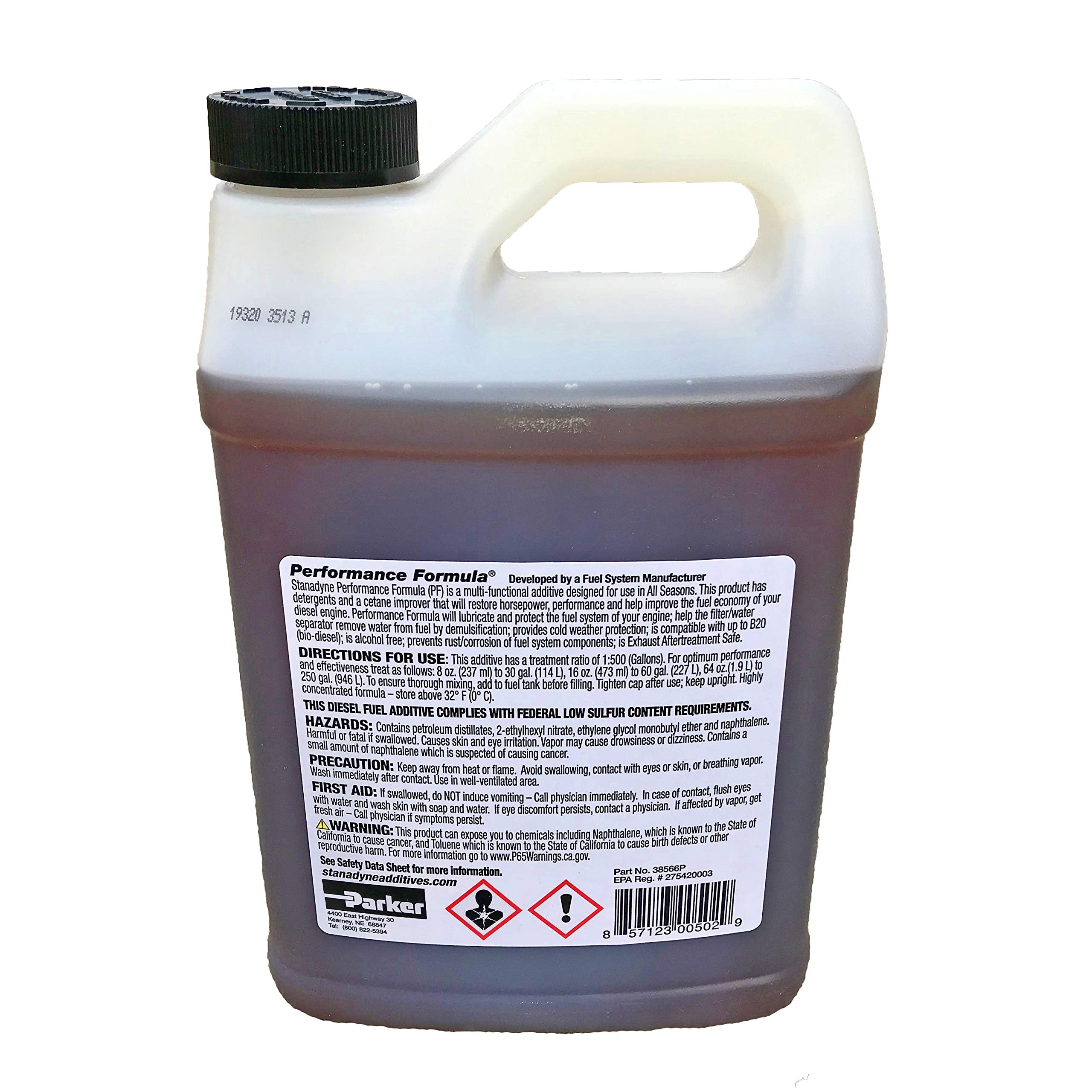 Stanadyne Performance Formula Diesel Fuel Additive 2 Pack Of 1/2 Gallon Jugs - Part # 38566