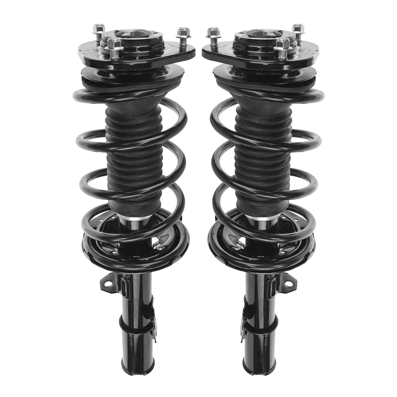 Trq Front Strut & Coil Spring Assembly Set Driver & Passenger Sides Compatible With 05-10 Scion Tc