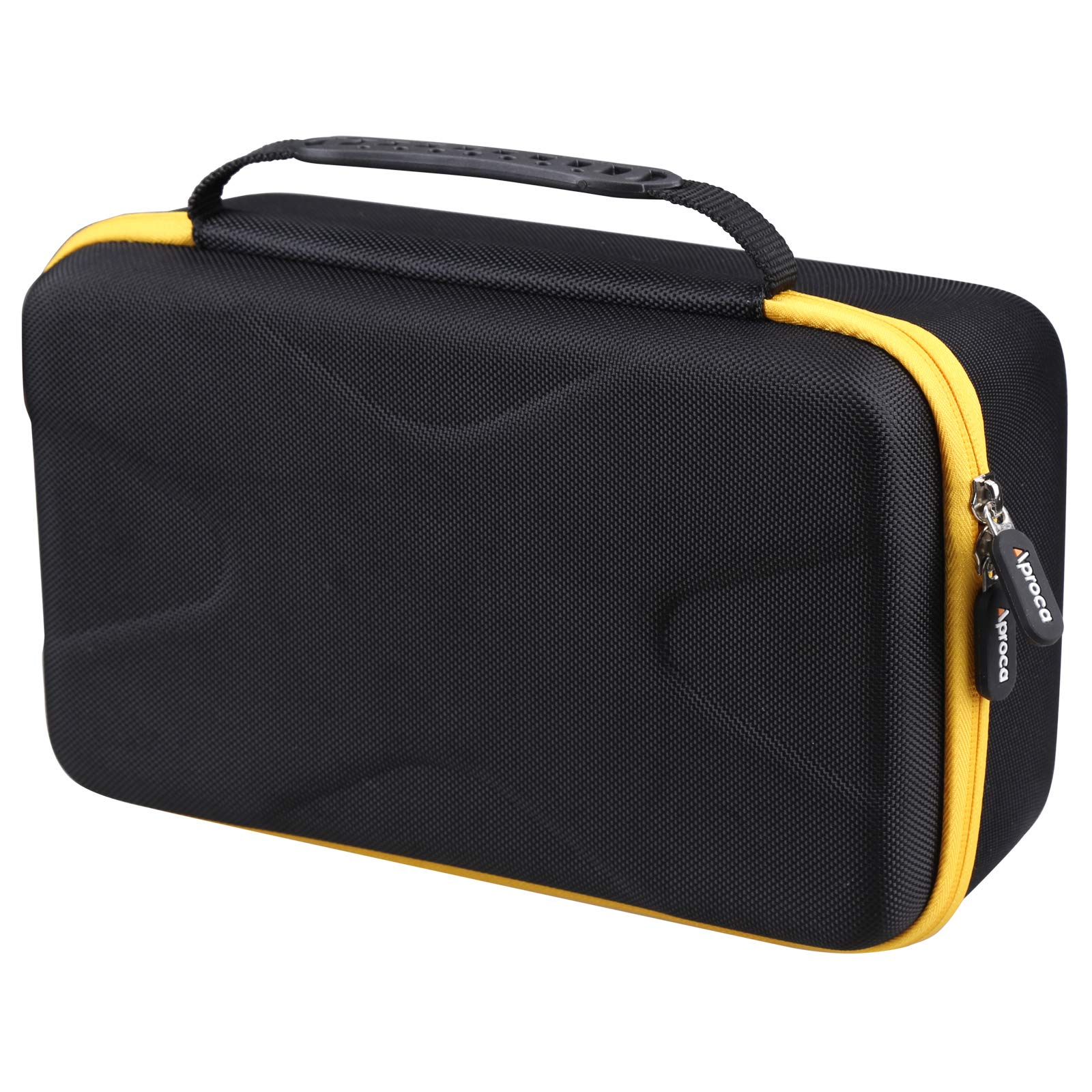 Aproca Hard Storage Travel Case Fit For Astroai Air Compressor Tire Inflator Portable Air Pump Yellow Zipper