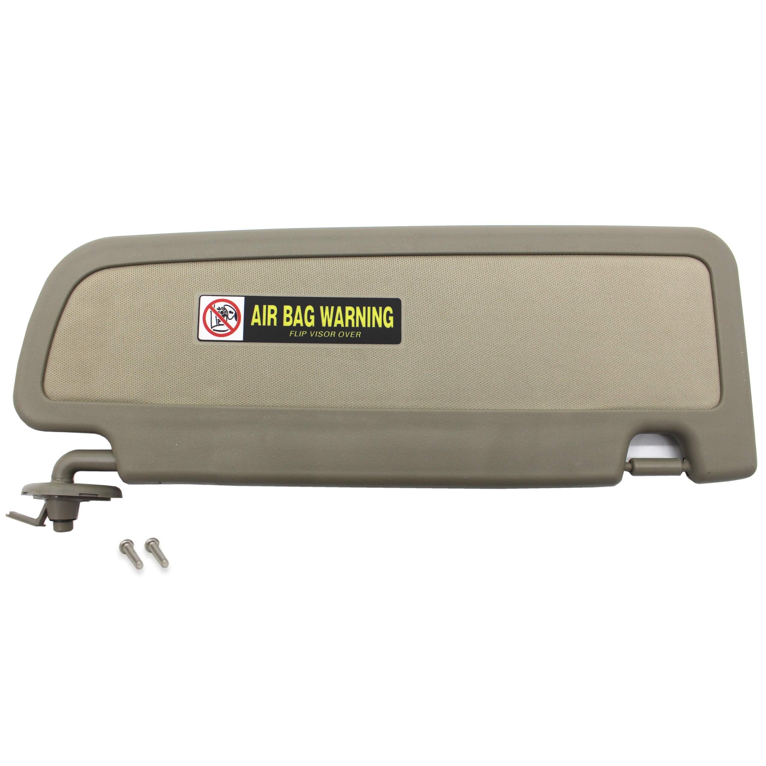 Ezzy Auto Tan Left Driver Side Sun Visor For Honda Civic 2006 2007 2008 2009 2010 2011 Ex Lx Sedan Si Coupe 83280-Sna-A01Za