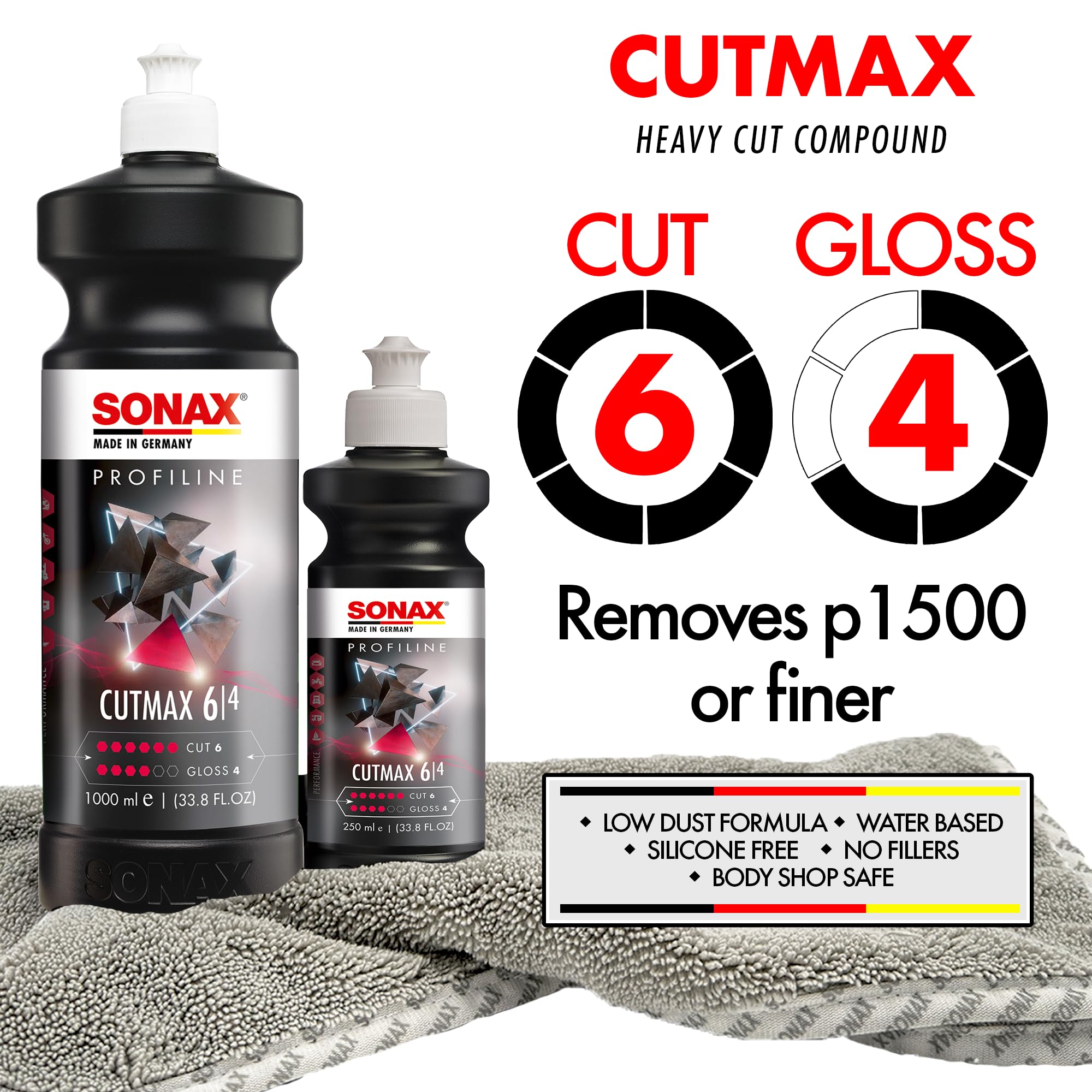 Sonax (246300) Profiline Cutmax - 33.8 Fl. Oz.