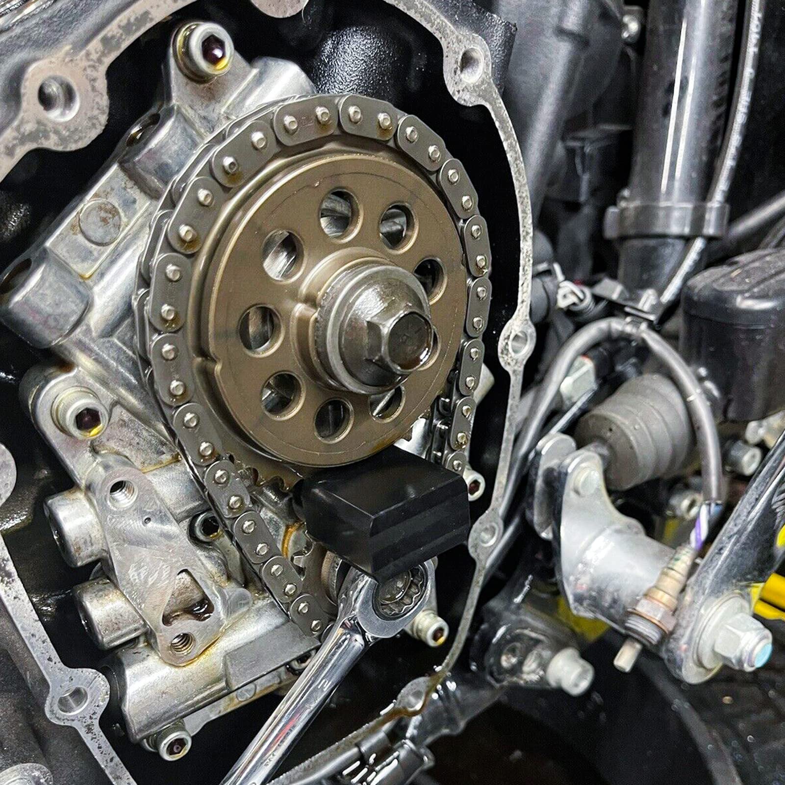 Mofun Cam Sprocket Locking Tool Compatible with Harley 2006 Dyna Models and All 2007-Present Twin Cam Models