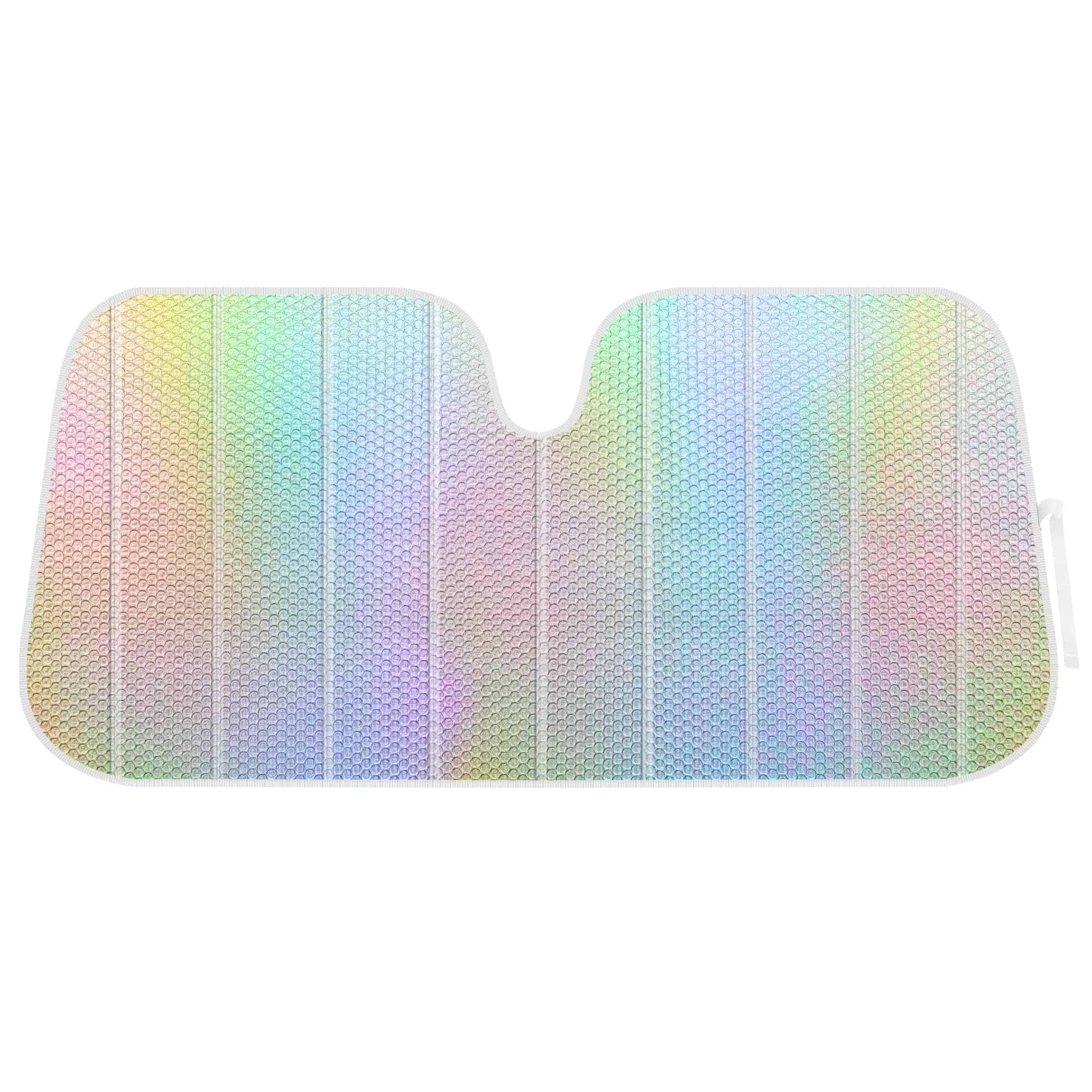 Bdk Iridescent Mermaid Car Windshield Sun Shade Accordion Folding Sunshade For Car Windshield Blocks Uv Rays Sun Visor For Car F