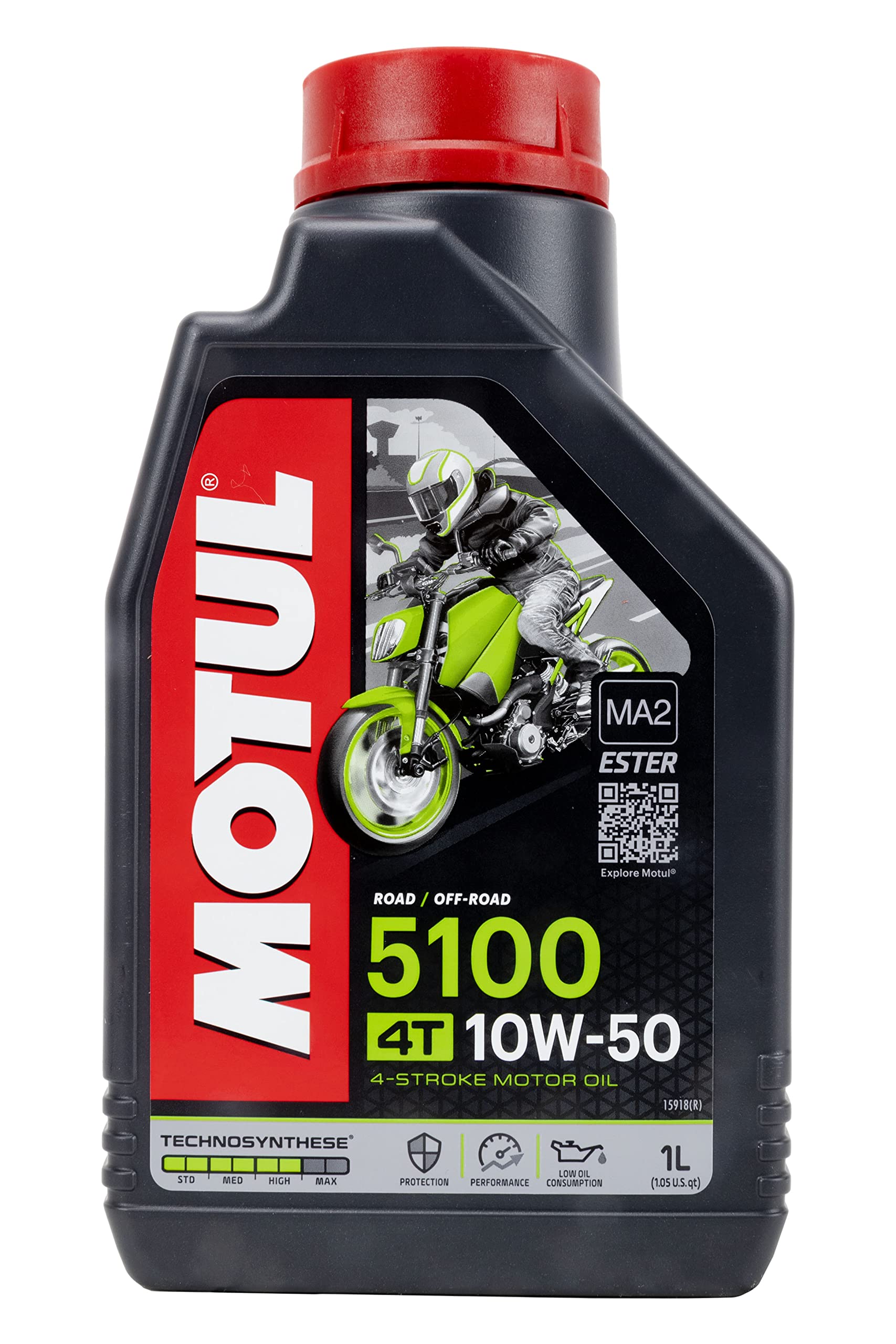 Motul 5100 4T 10W50 Synthetic Blend 1 Liter
