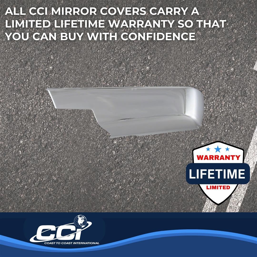 Coast To Coast International Chrome Mirror Covers, Set Of 2, Compatible With Chevrolet/Gmc- Ccimc67495B