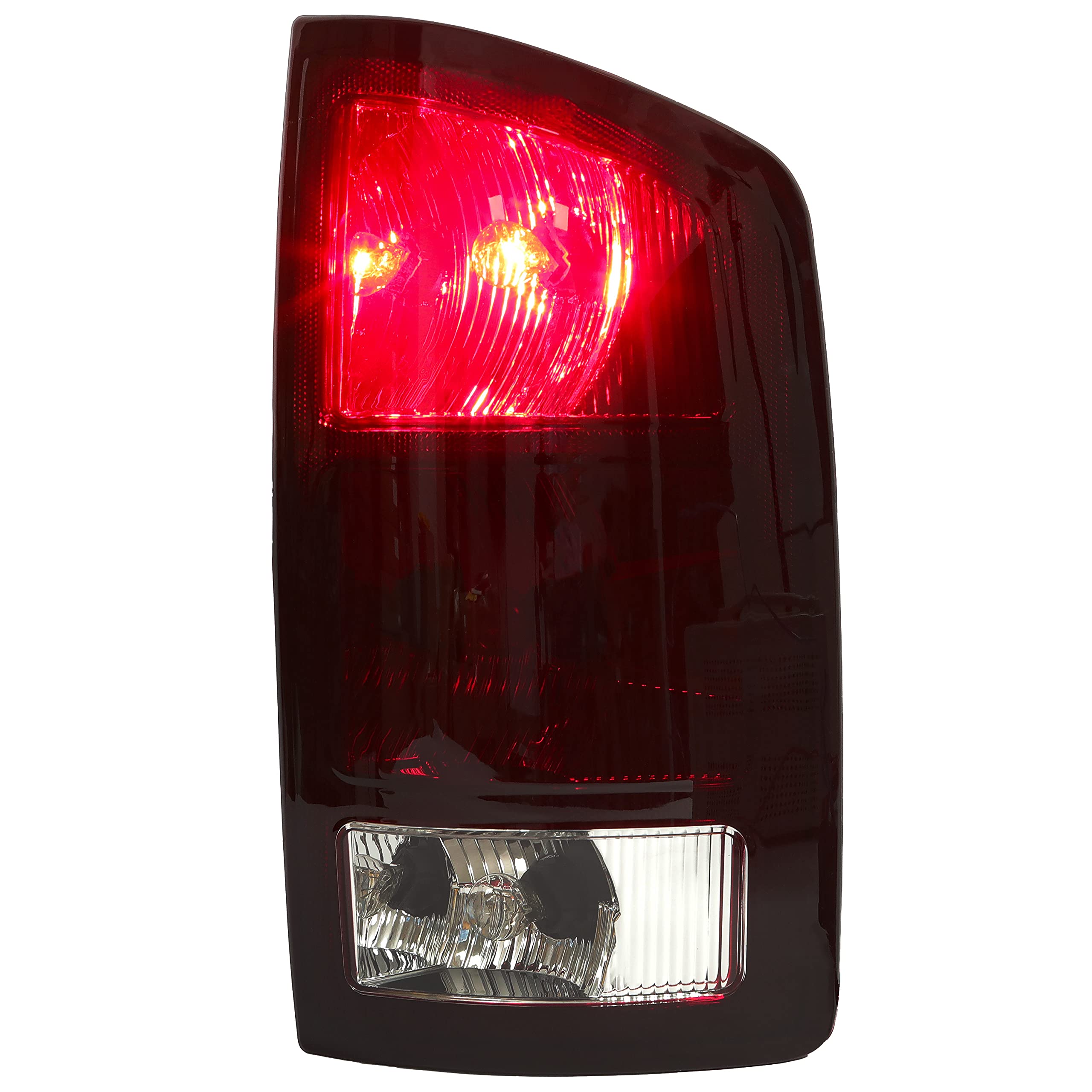 Ecotric Pair Tail Light Compatible With 2002-2006 Dodge Ram 1500/2003-2006 Ram 2500 3500 Taillight Turn Signal Light Replacement