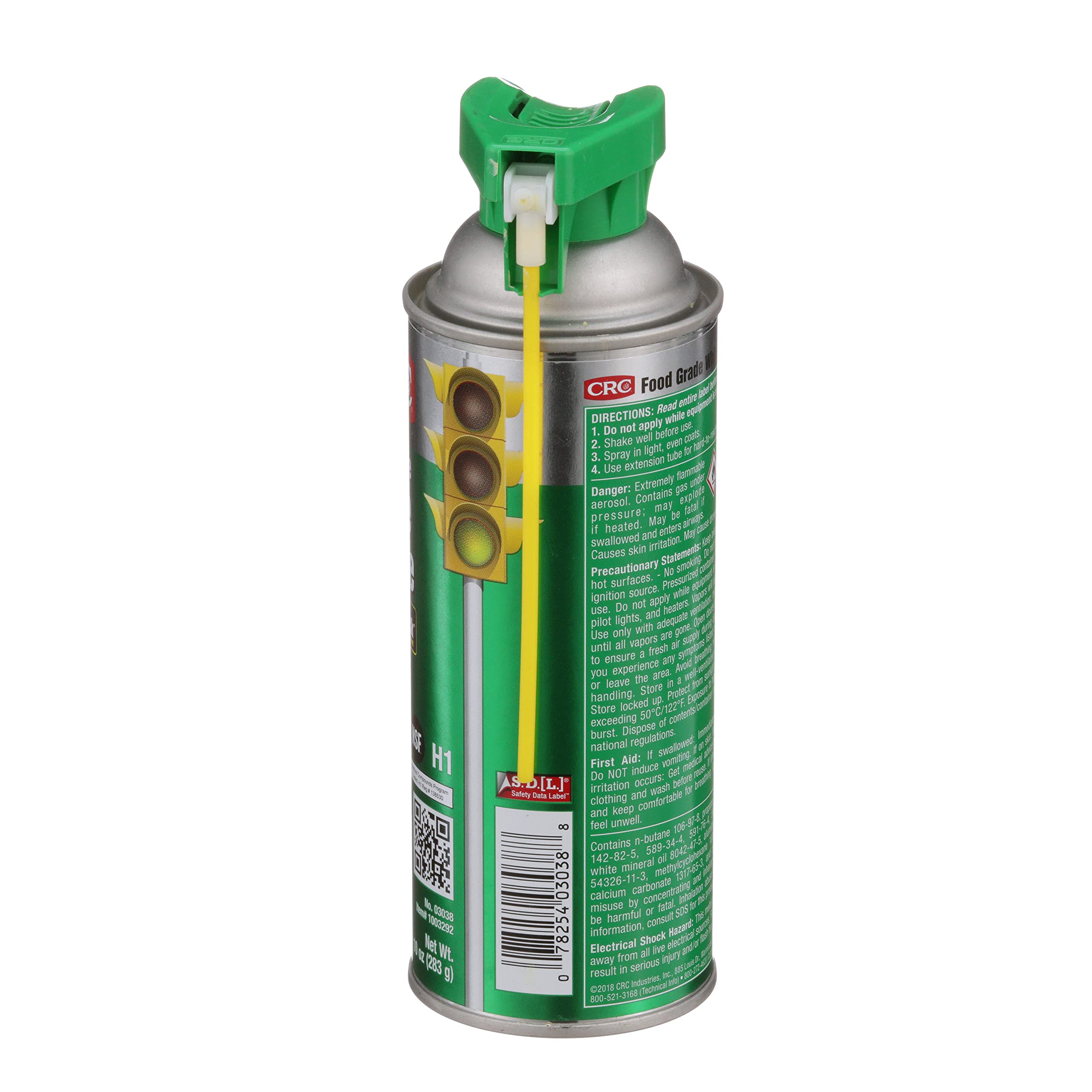 Crc Food Grade White Grease, 10 Wt Oz, 03038