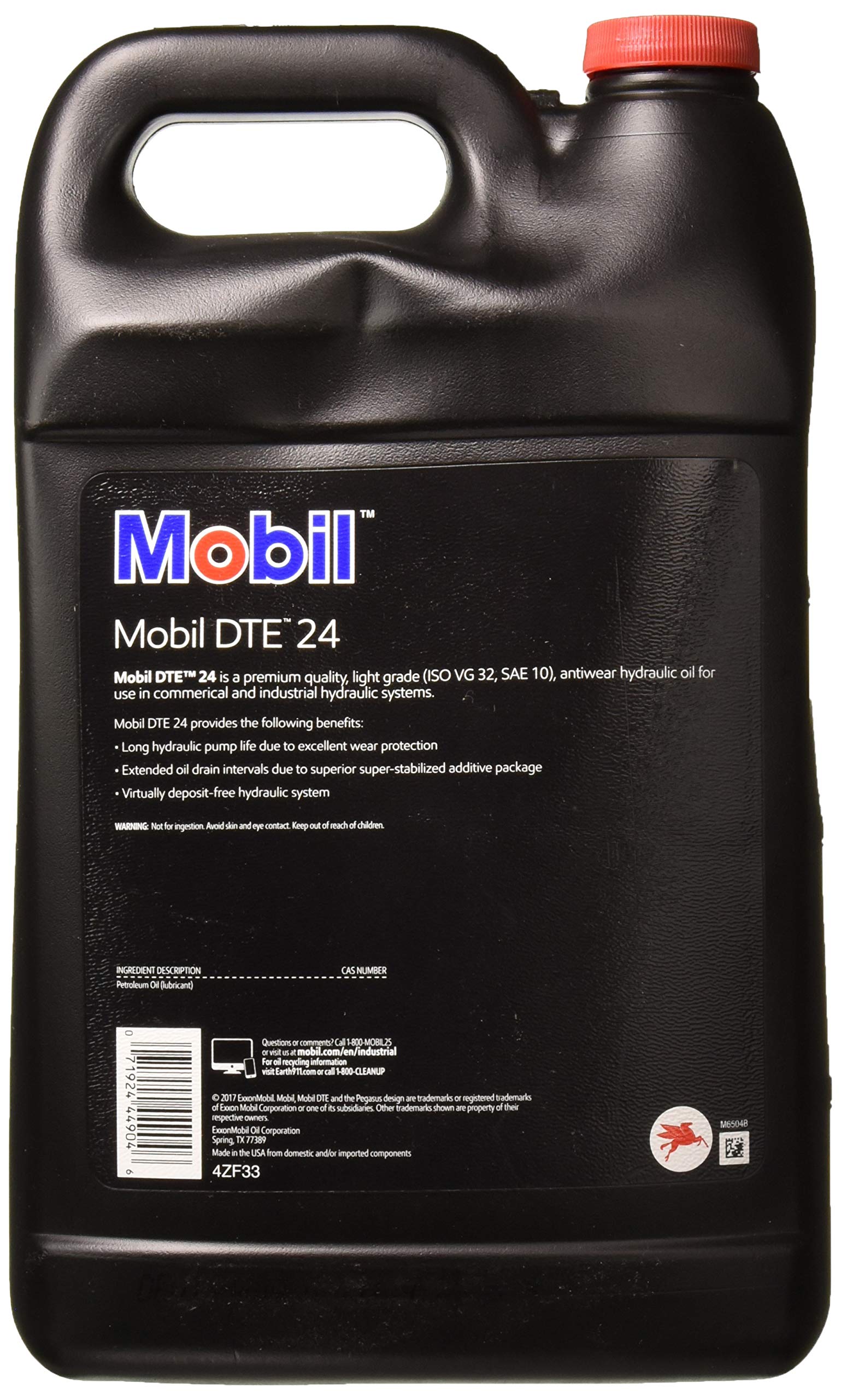 Mobil Dte 24, Hydraulic, Iso 32, 1 Gal.