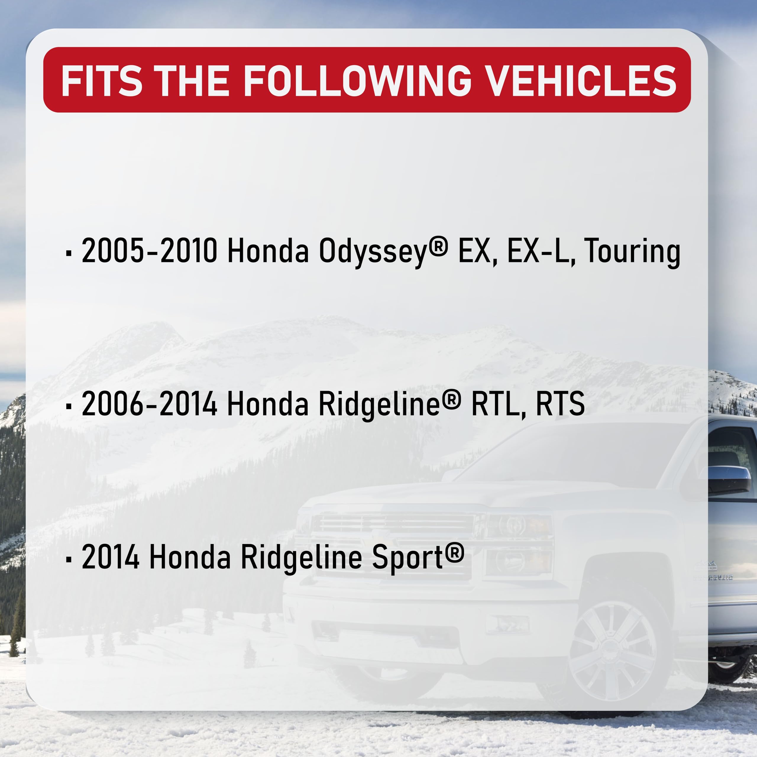 Hvac Air Blend Door Actuator Heater Replacement- Compatible With Honda Vehicles - 2005-2010 Odyssey, 2006-2014 Ridgeline - Repla